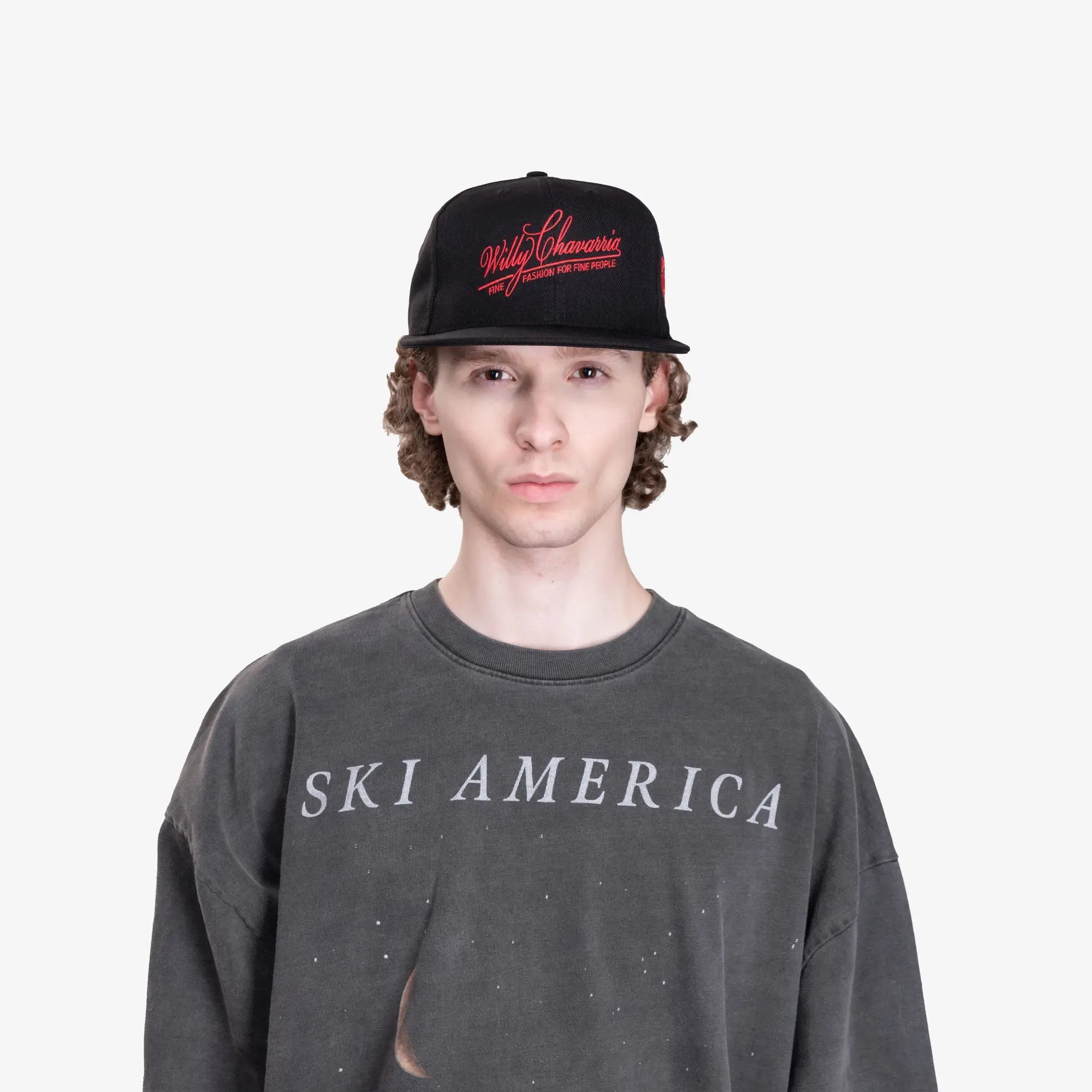 Willy Chavarria Fine Fashion Cap Black - 2