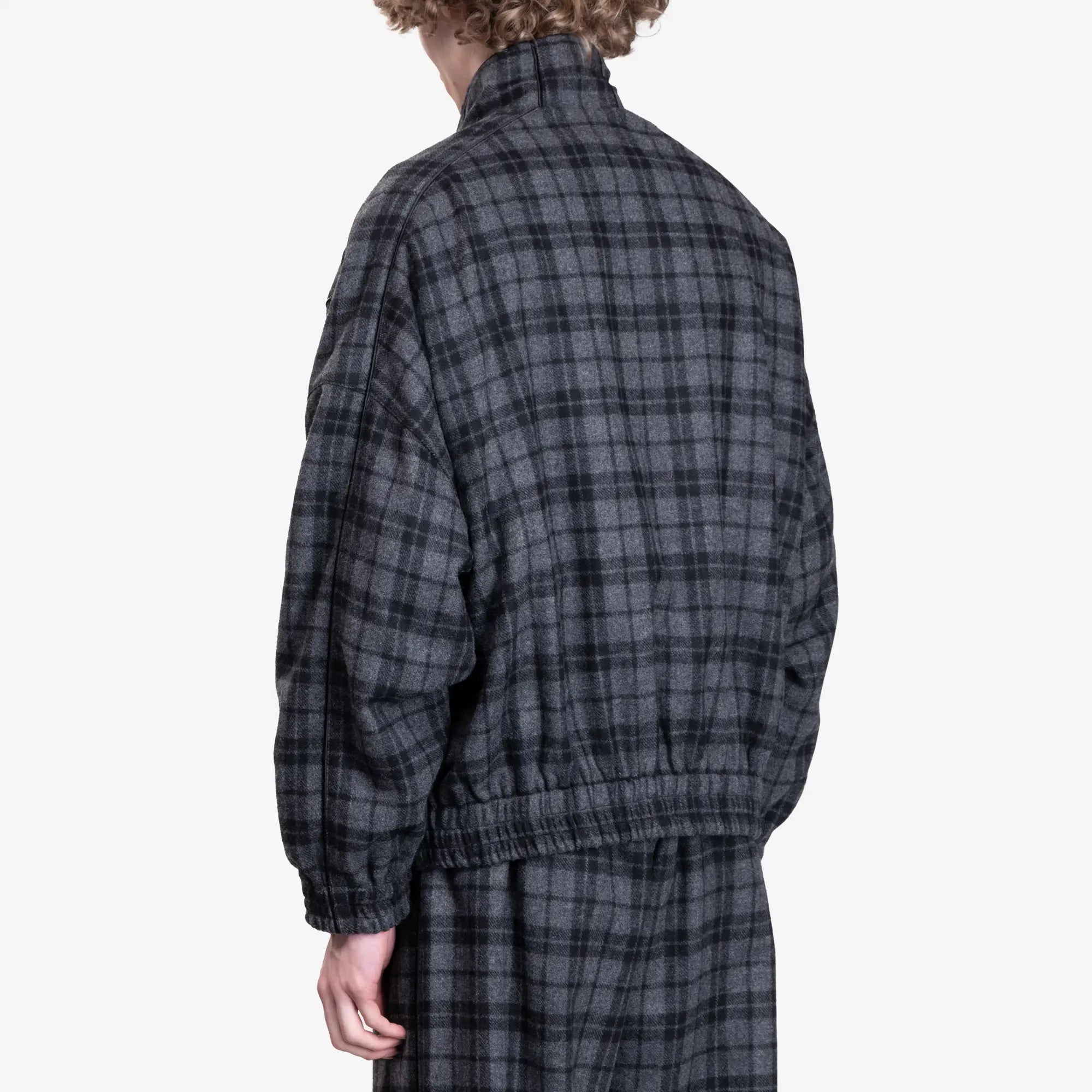 Willy Chavarria Ruff Rider Jacket Charcoal - 4