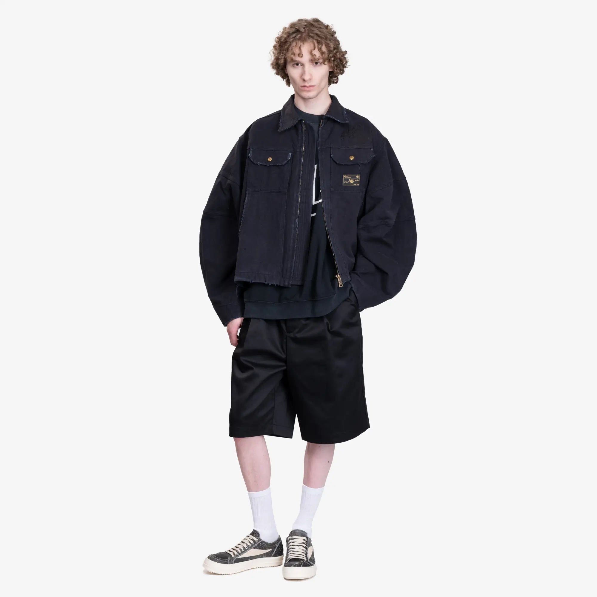 Willy Chavarria Stockton Work Jacket Black - 2