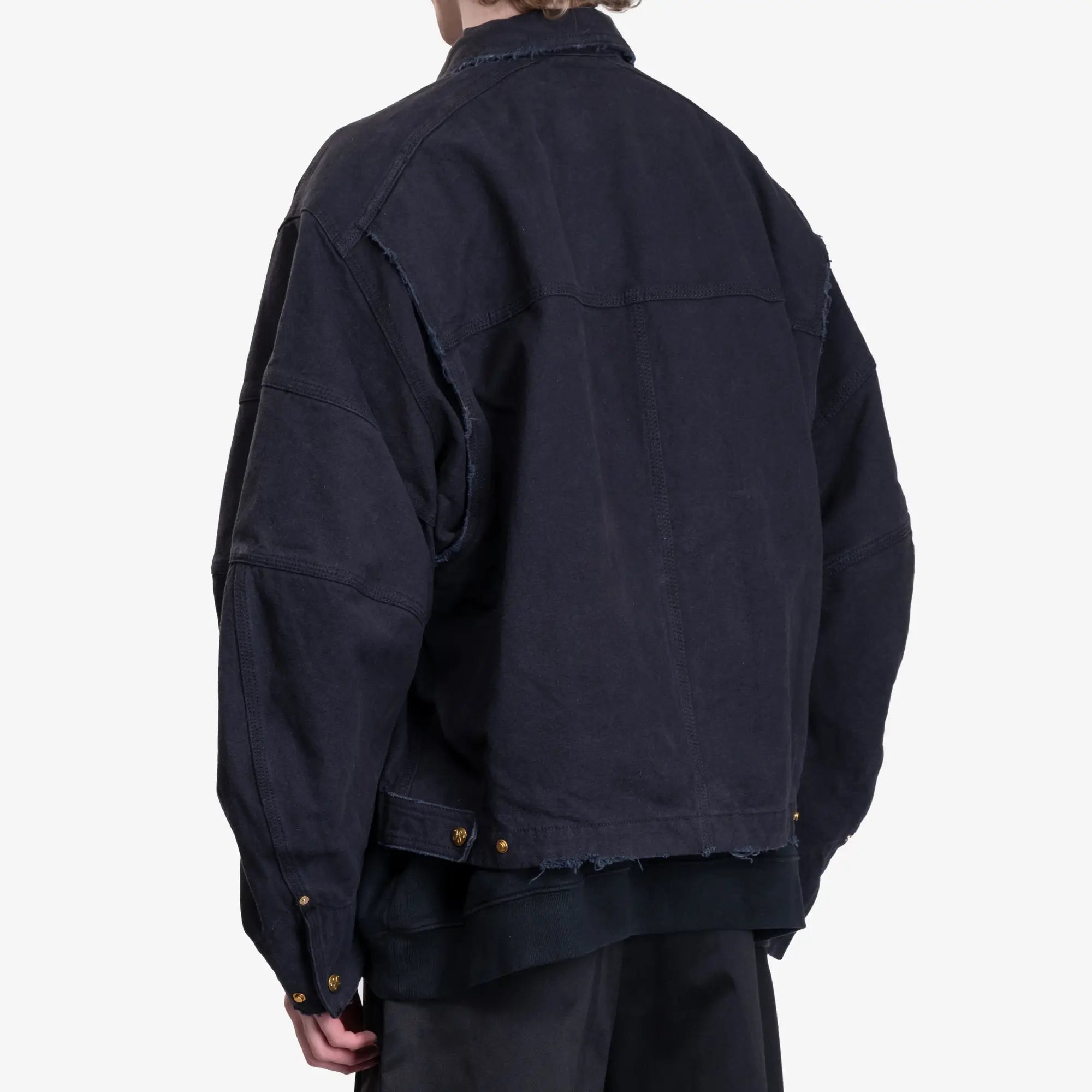 Willy Chavarria Stockton Work Jacket Black - 4