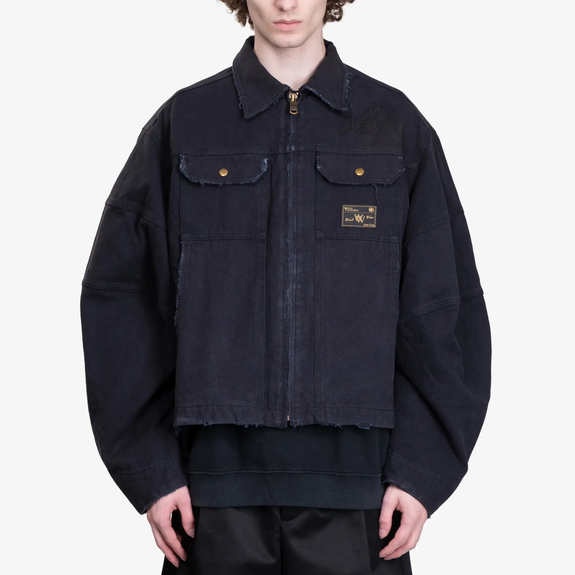 Willy Chavarria Stockton Work Jacket Black - 1