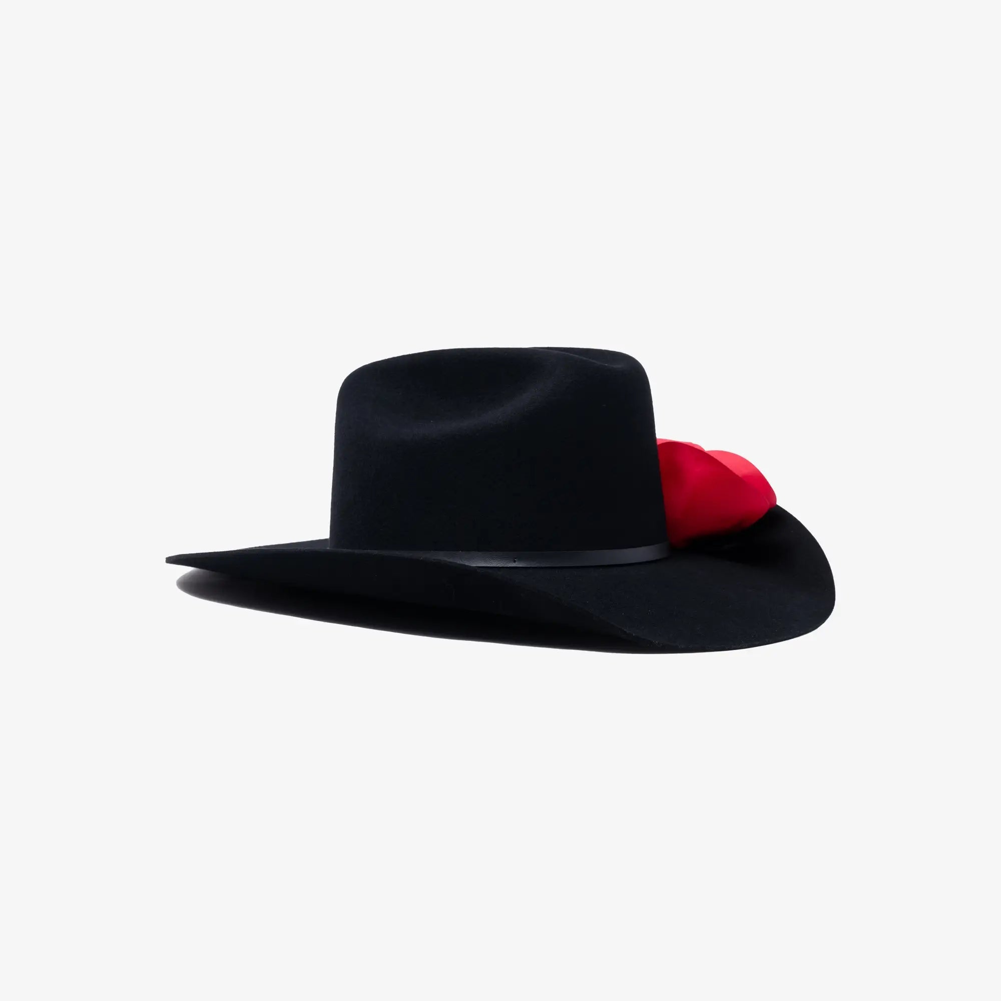 Willy Chavarria WC Felt Hat Black - 5