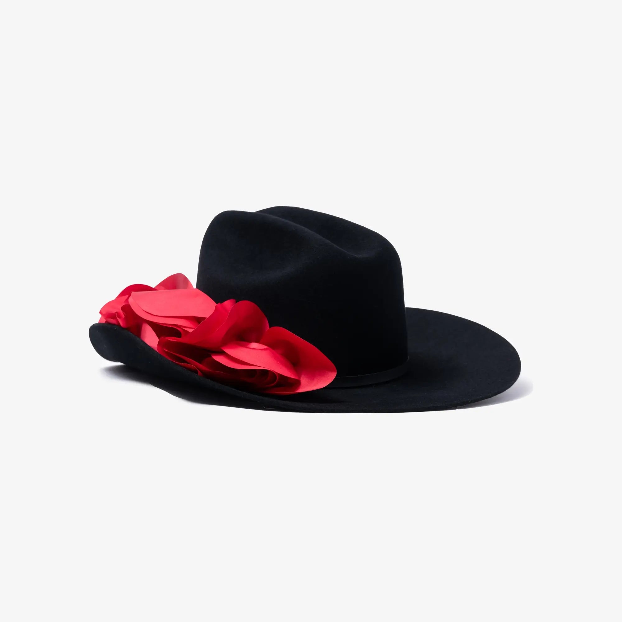 Willy Chavarria WC Felt Hat Black - 4