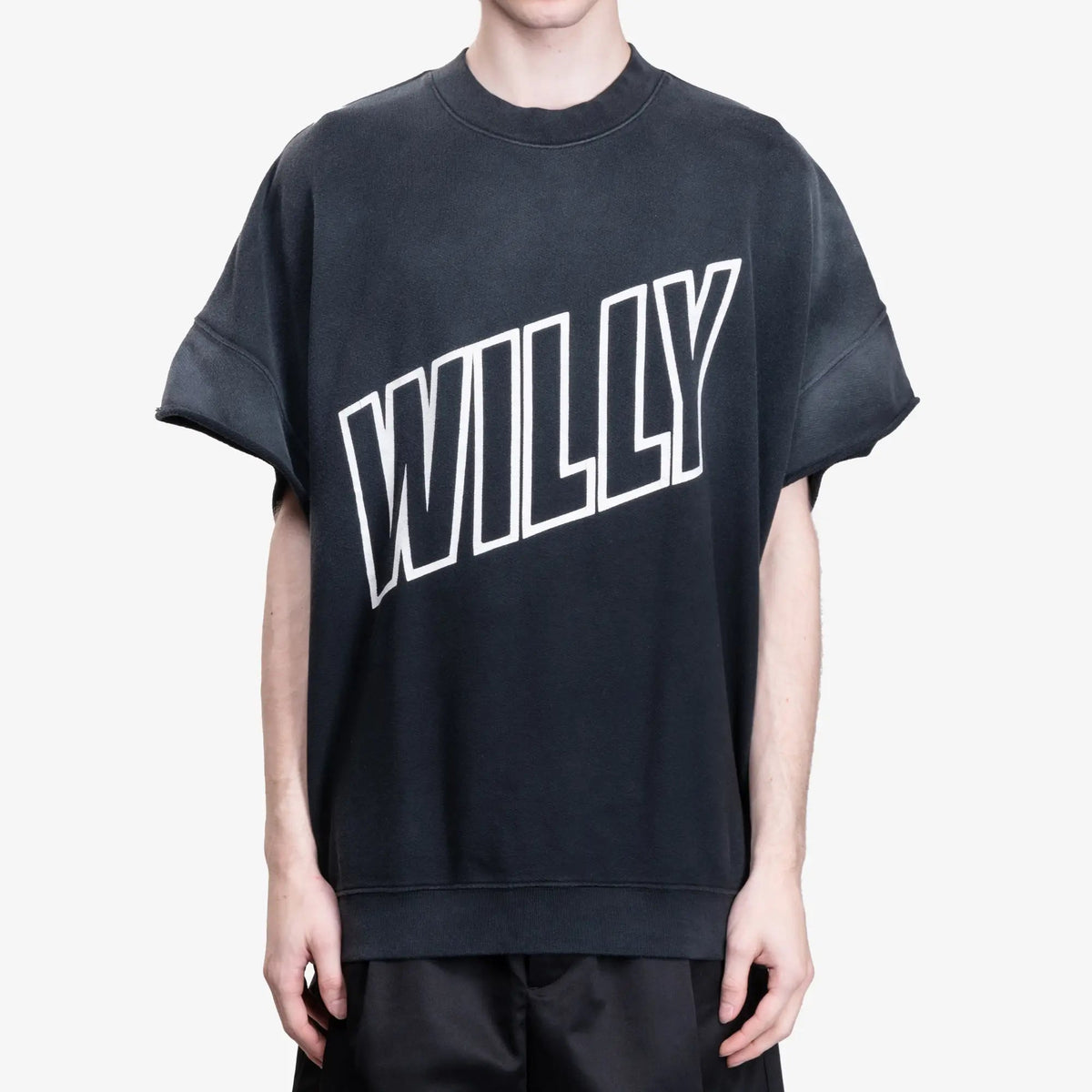 ウィリー・チャバリア ウィリーマッスルTシャツ ブラック