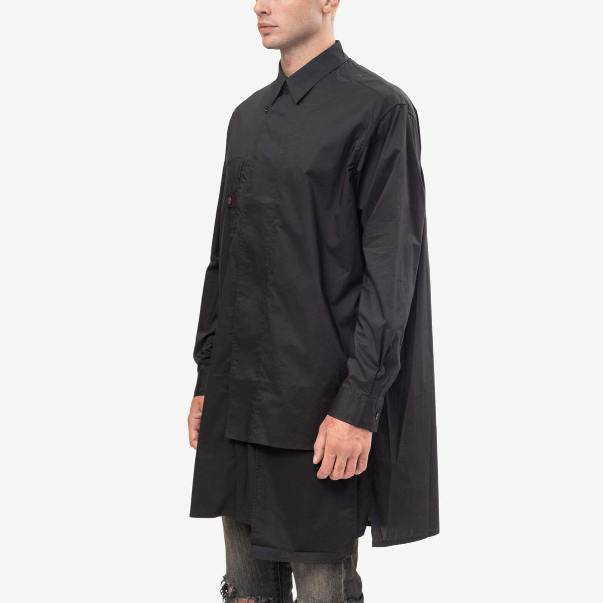 Y-3 Adaptive Cotton Shirt Black-3