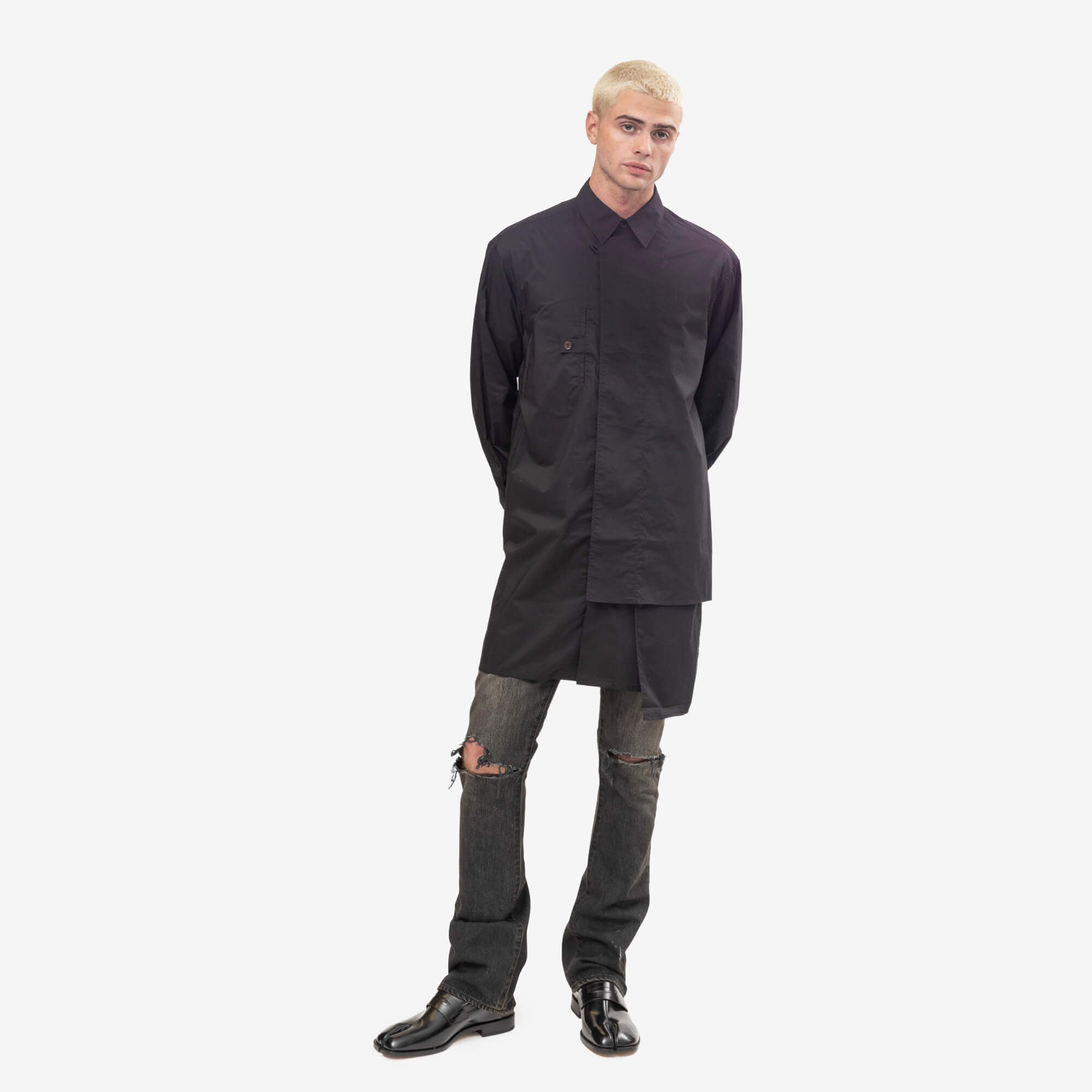 Y-3 Adaptive Cotton Shirt Black-2