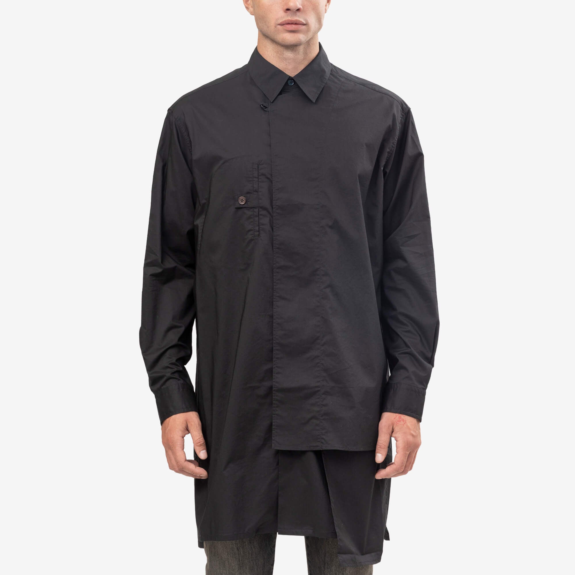 Y-3 Adaptive Cotton Shirt Black-1