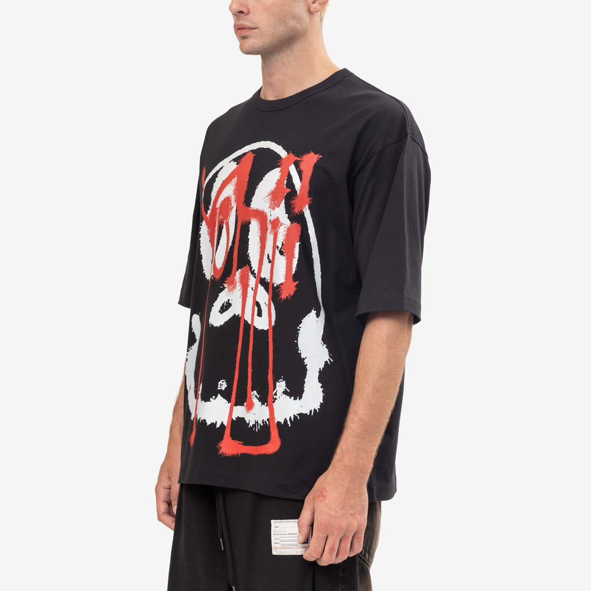 Y-3 Chito Graphic Skull T-Shirt Black-3