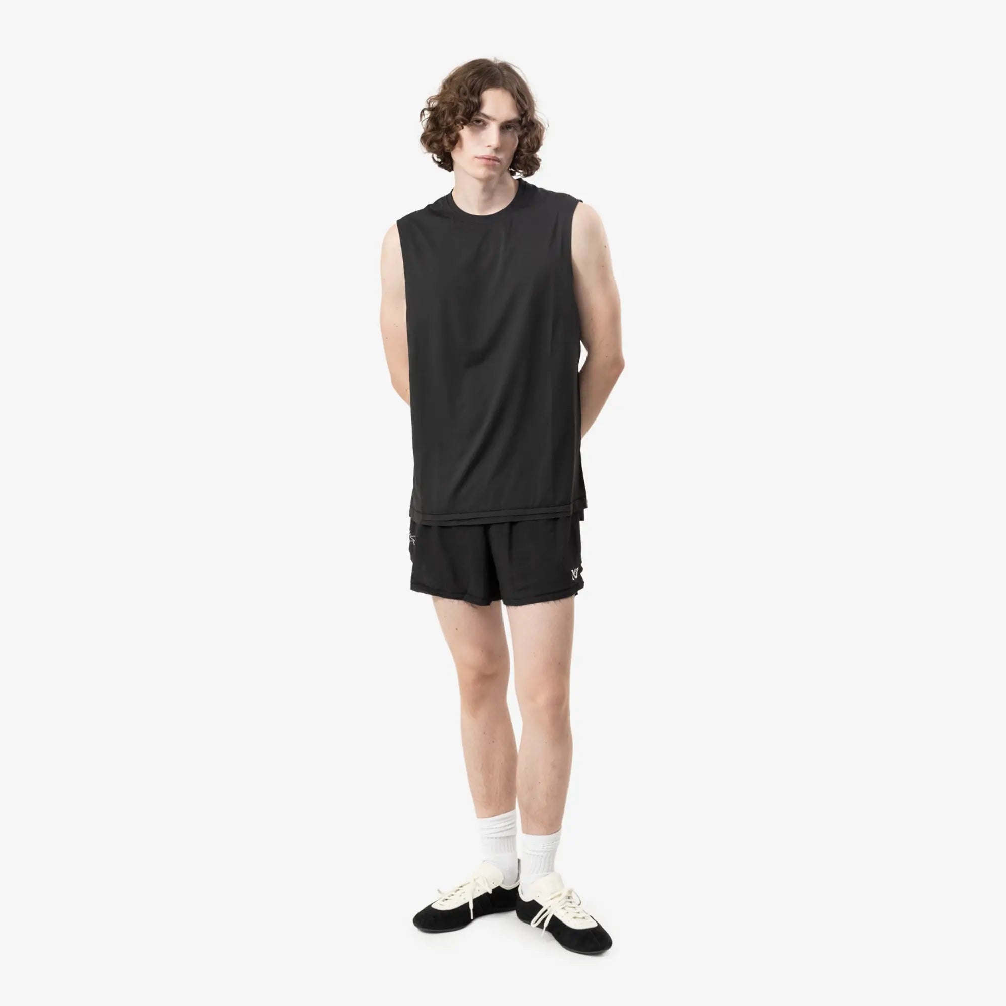 Y - 3 Running Tank Top Black - 2
