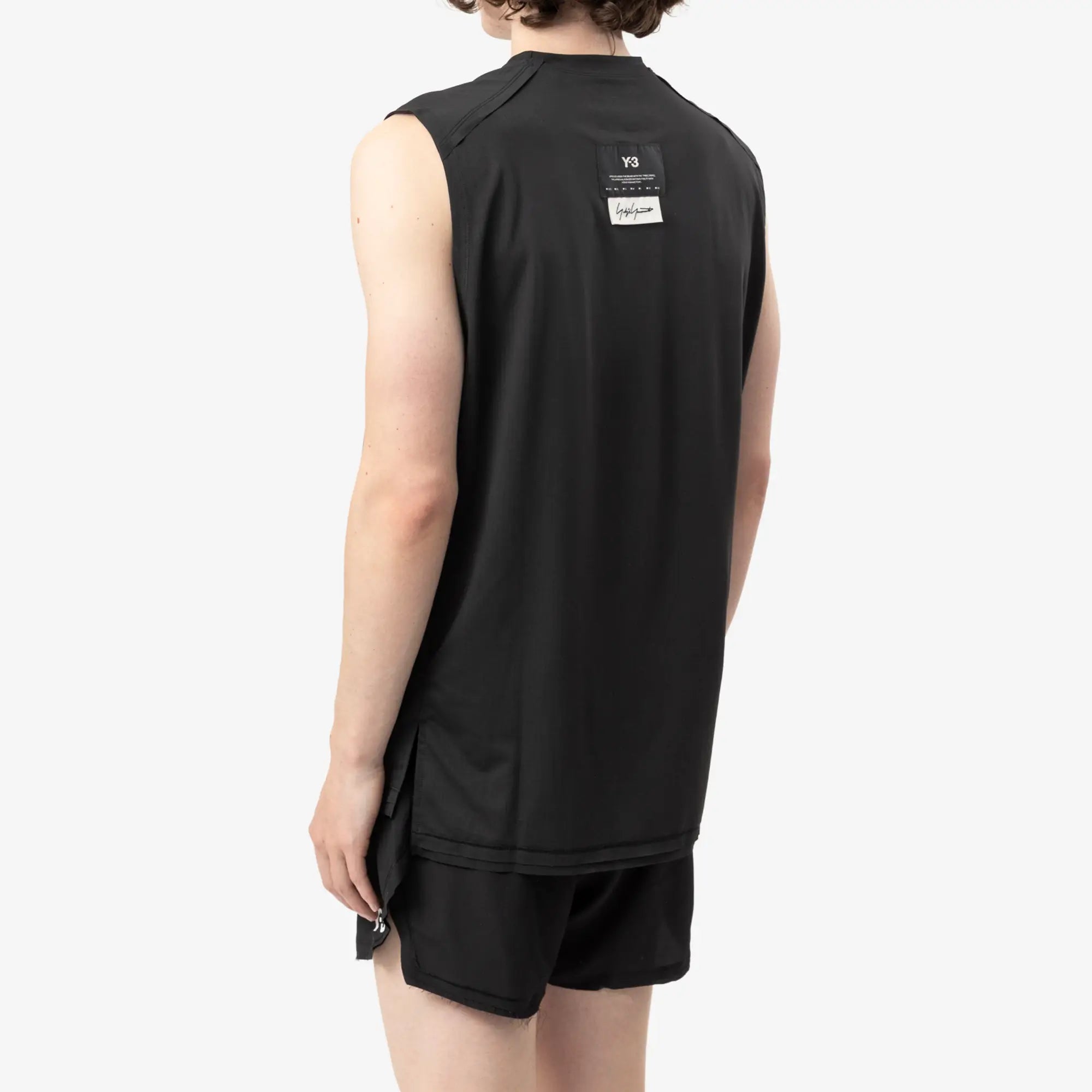 Y - 3 Running Tank Top Black - 4