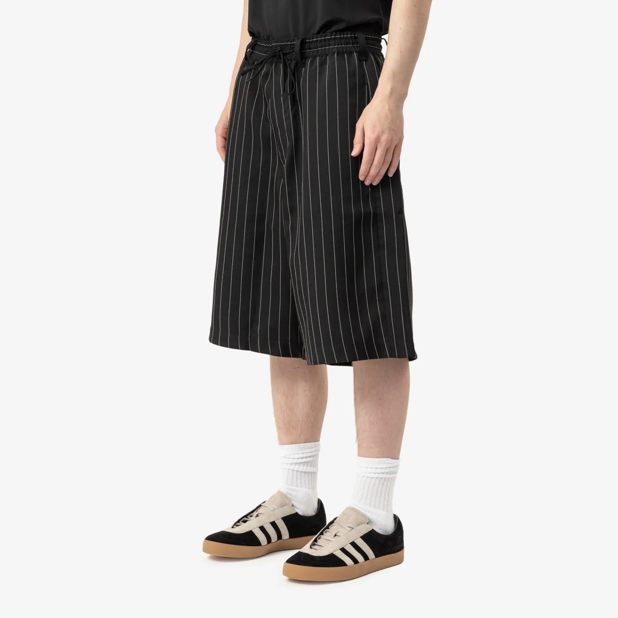 Y - 3 Sport Uniform Pinstripe Shorts Black - 3