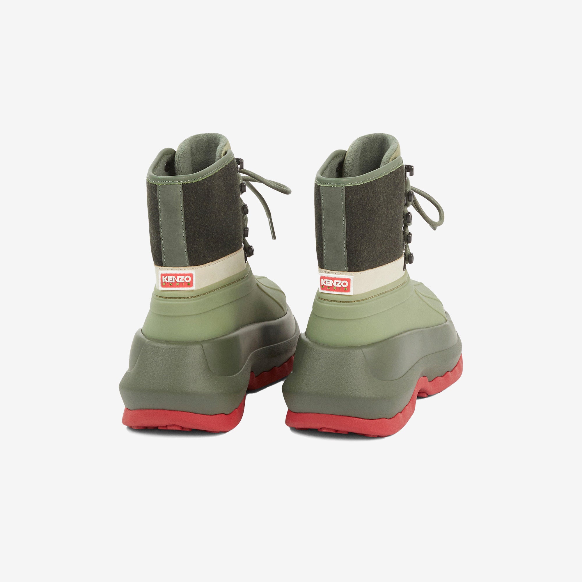 Kenzo Kenzo x Hunter Ankle Boots Dark Khaki - 5