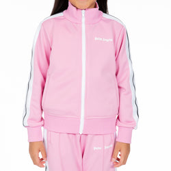 Kids Classic Baby Pink Track Jacket