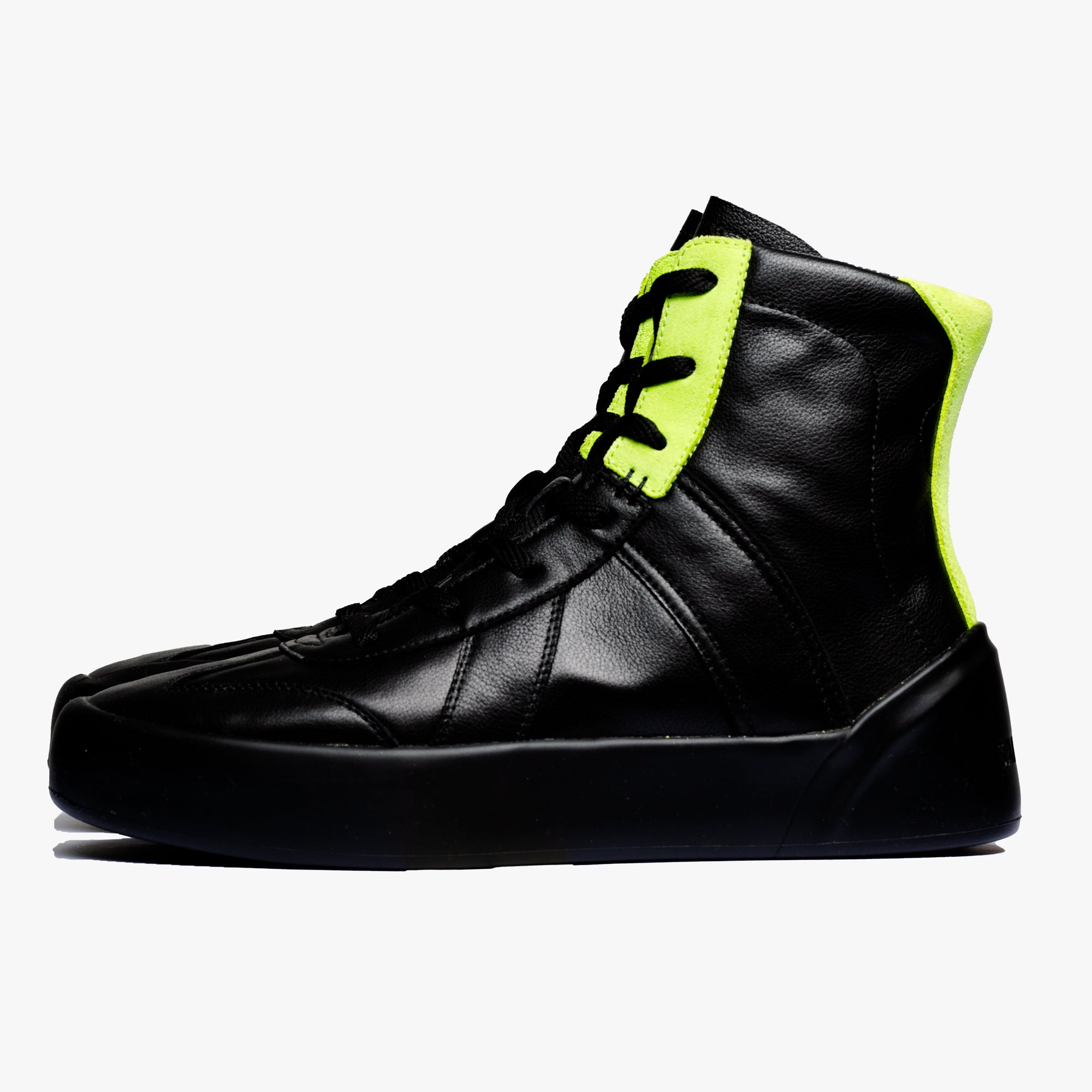 Sankuanz Neon Stripe Sandal Boots Black - 8