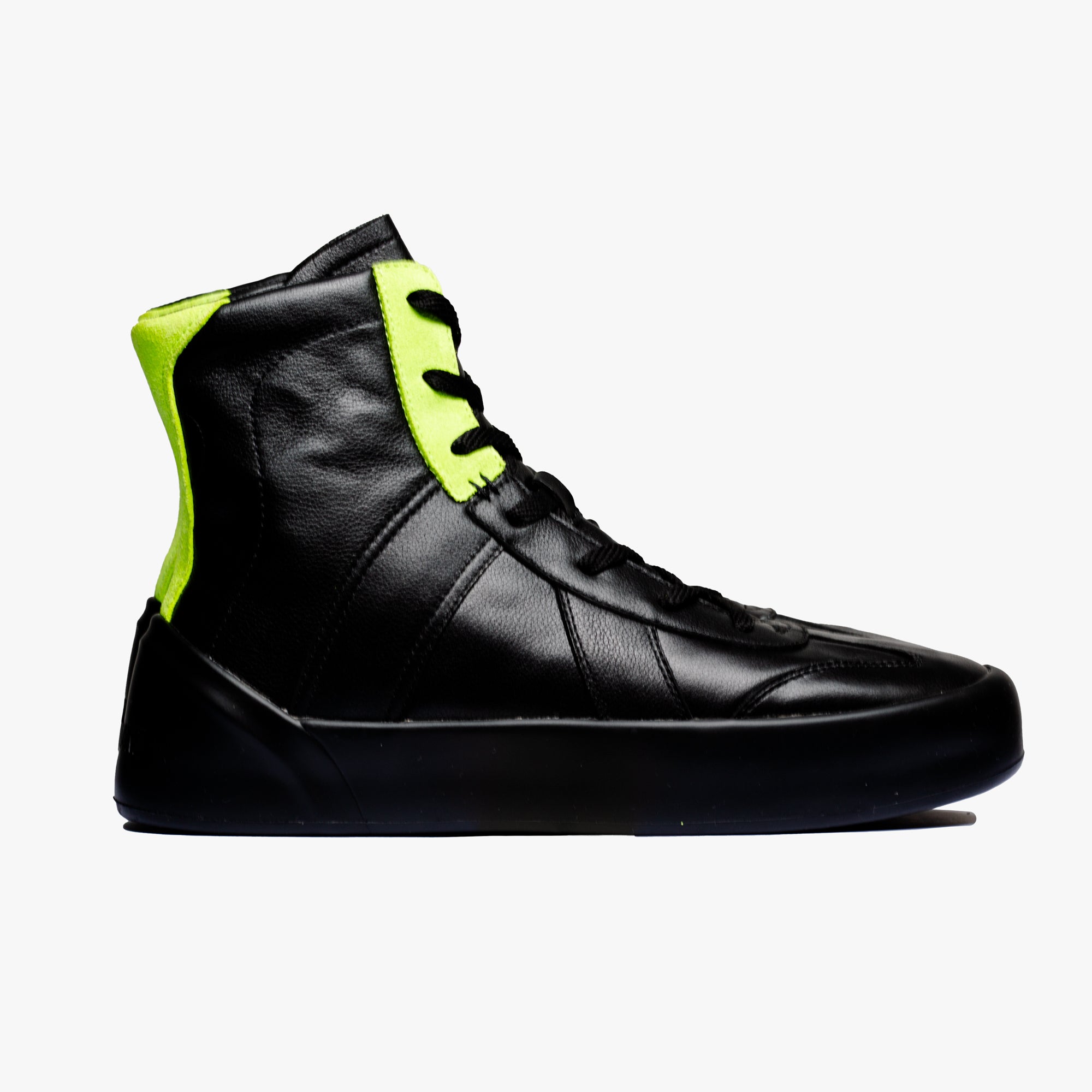 Sankuanz Neon Stripe Sandal Boots Black - 6
