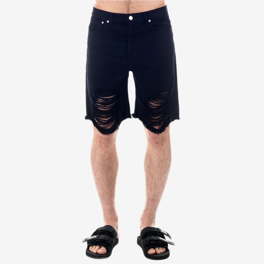 StampdLA Denim Shorts Black - 1