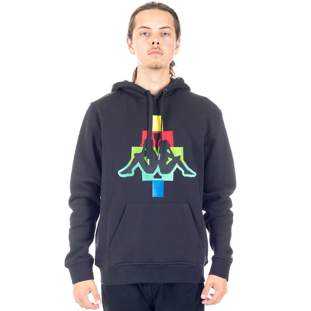 Marcelo Burlon Kappa Multicolor Hoody Black - 1