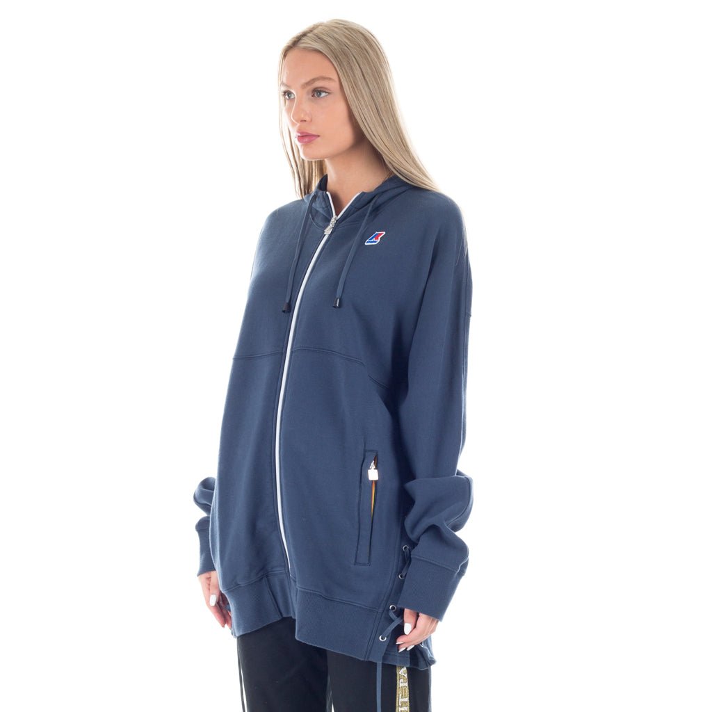 Faith Connexion Womens K - Way Laced Zip Hoody Navy - 1