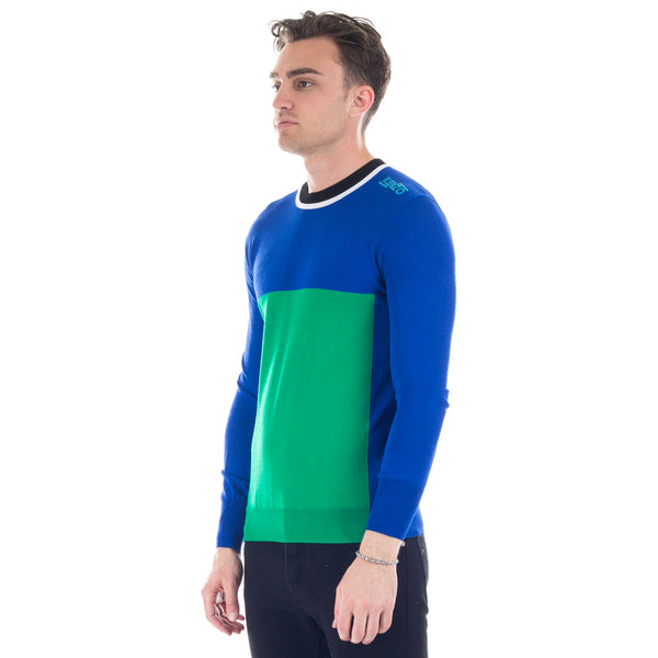 Green Square Knit Sweater