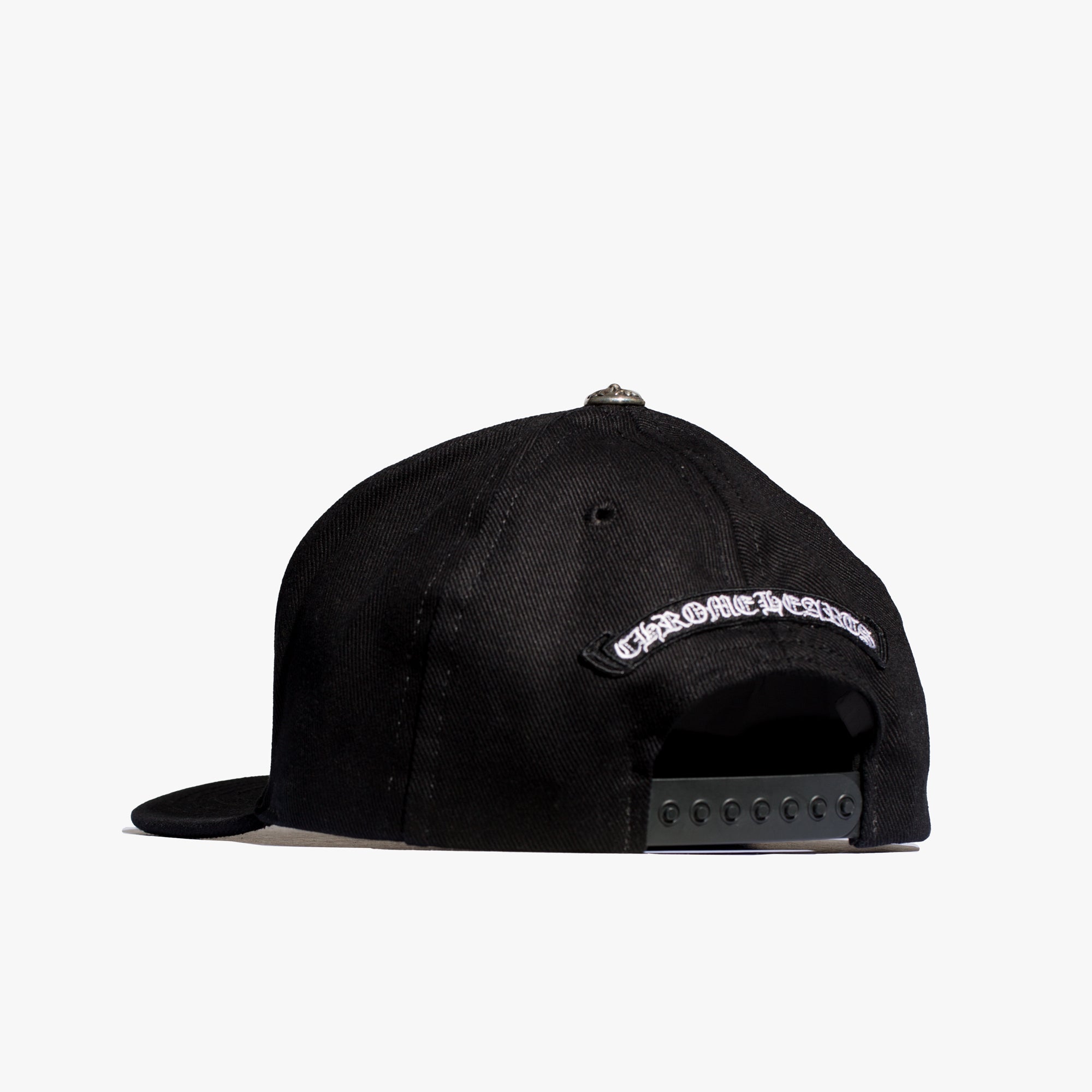 Photo of Chrome Hearts Vertical CH Denim Baseball Cap - 5
