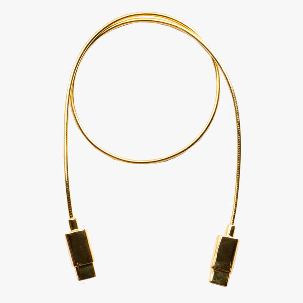 USB C 18K Gold Necklace