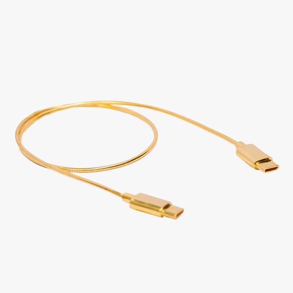 USB C 18K Gold Necklace