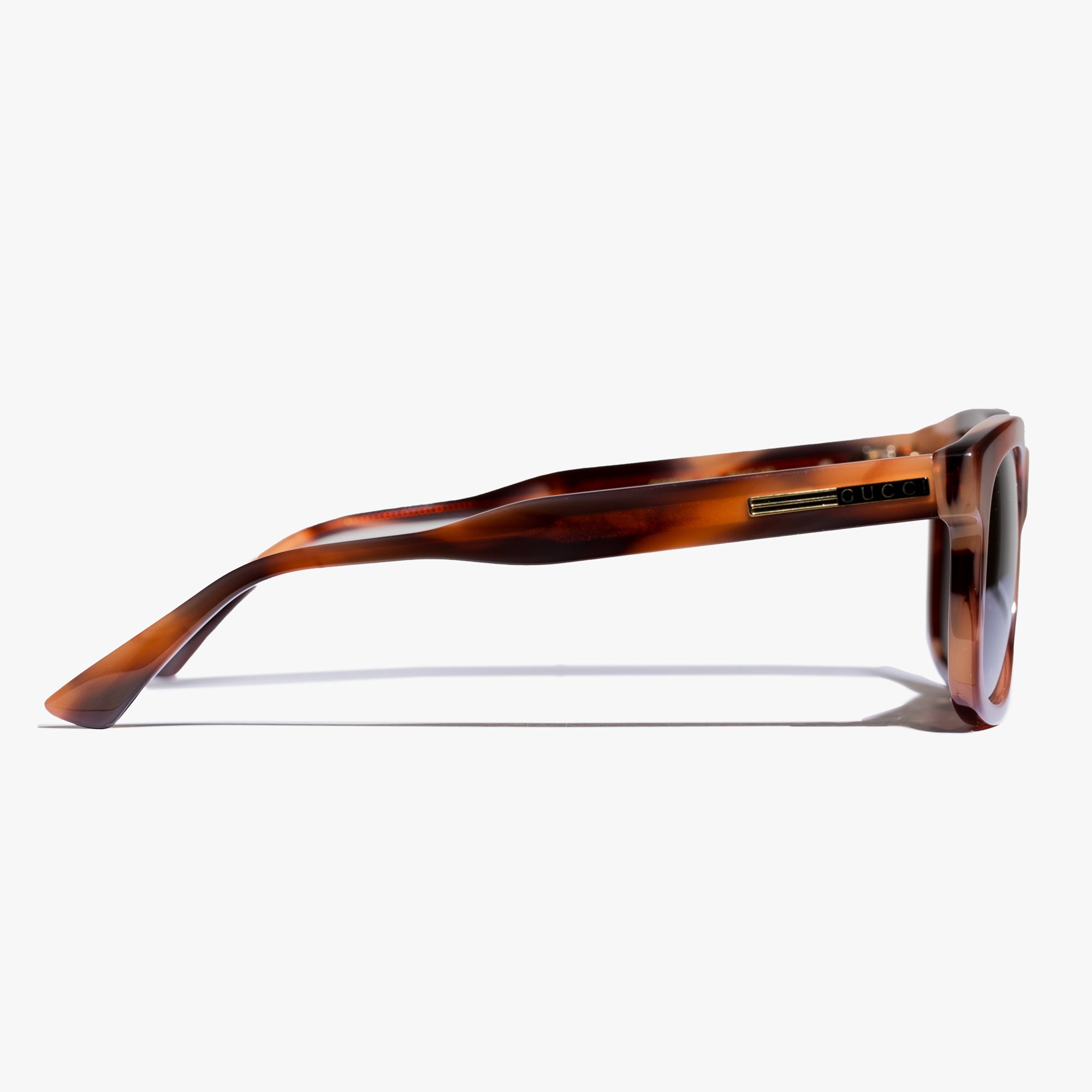 Gucci Eyewear Mens Havana Acetate Sunglasses Havana - 3