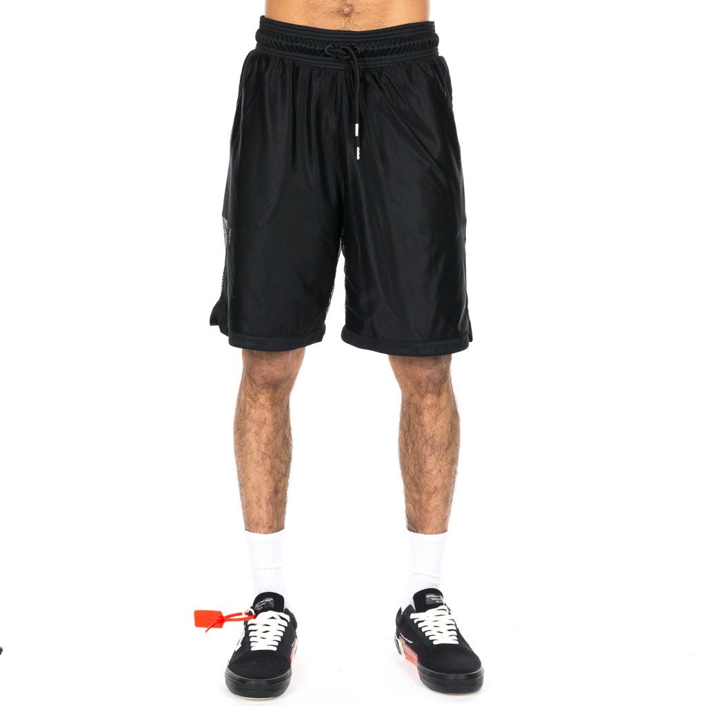 Marcelo Burlon County Mesh Shorts Black - 1