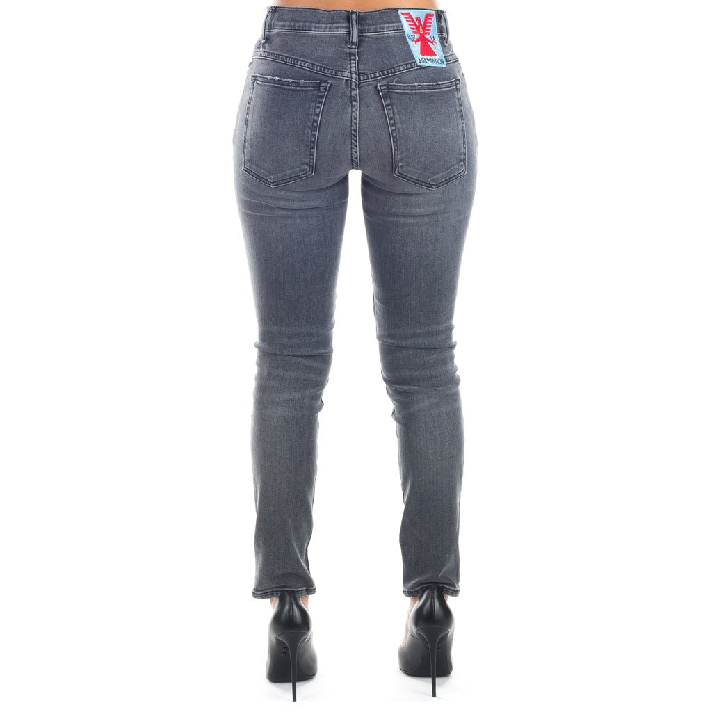 Adaptation Womens Asphalt Seamed Skinny Jeans Asphalt - 3