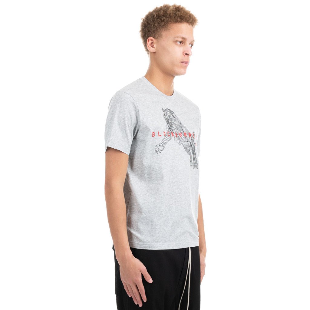 Black Barrett Saber Tooth Tiger Tee Grey - 2