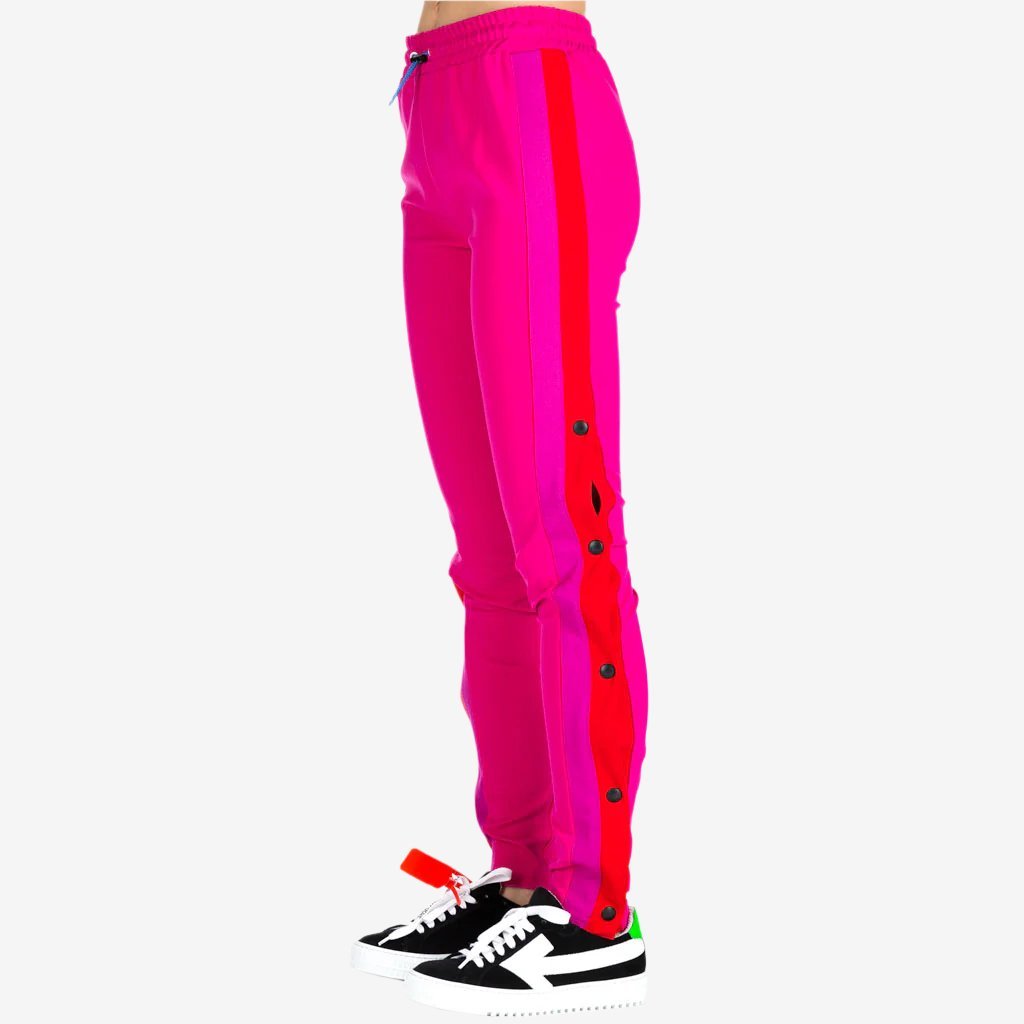 Unravel Womens Skinny Trackpants Fuchsia - 2