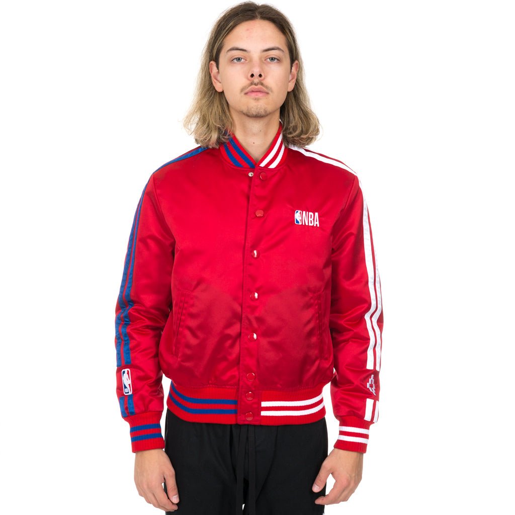 Marcelo Burlon NBA Letterman Jacket Red - 1