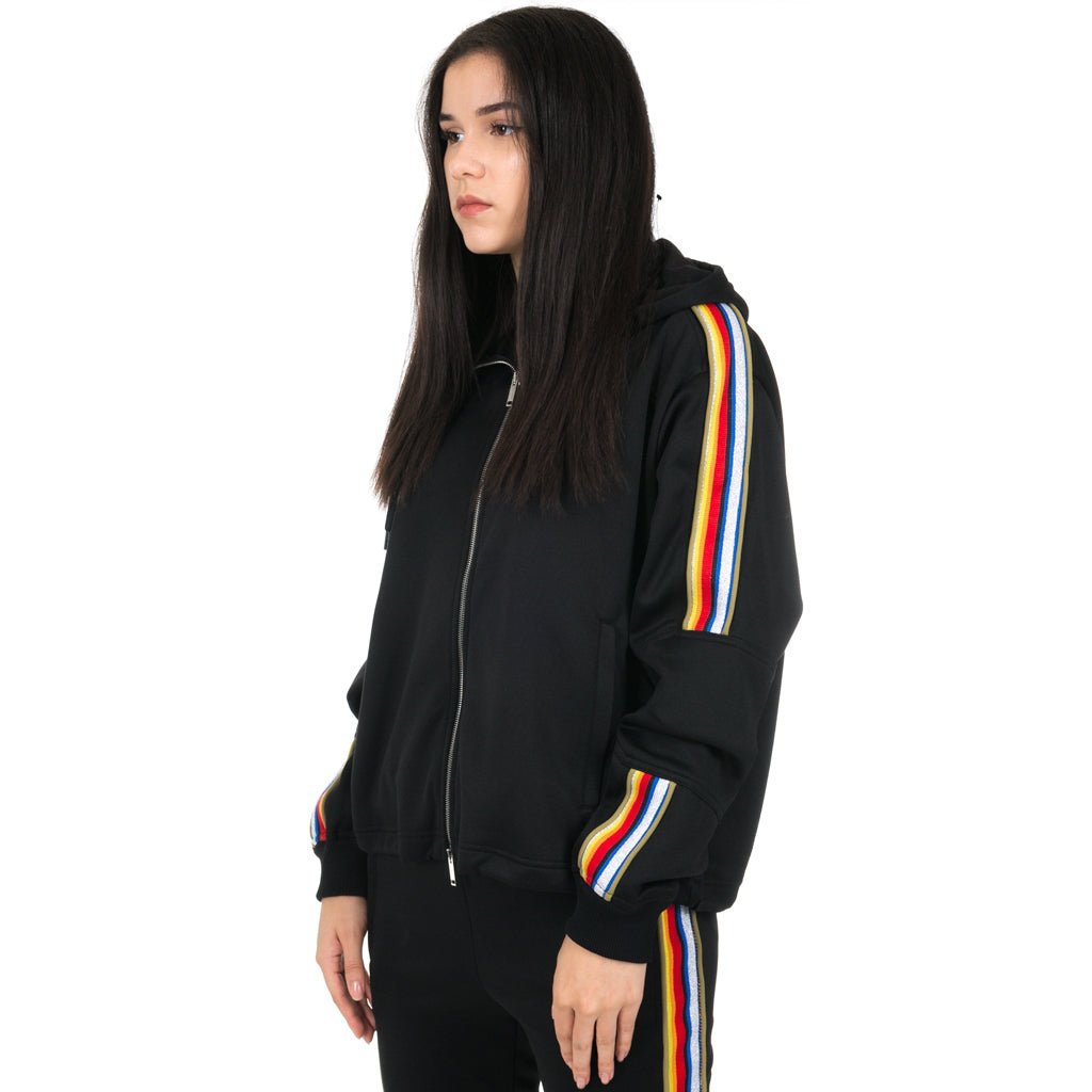 Iceberg Rainbow Band Track Hoody Black - 2