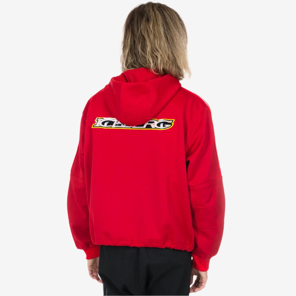 Iceberg Rainbow Band Track Hoody Red - 3