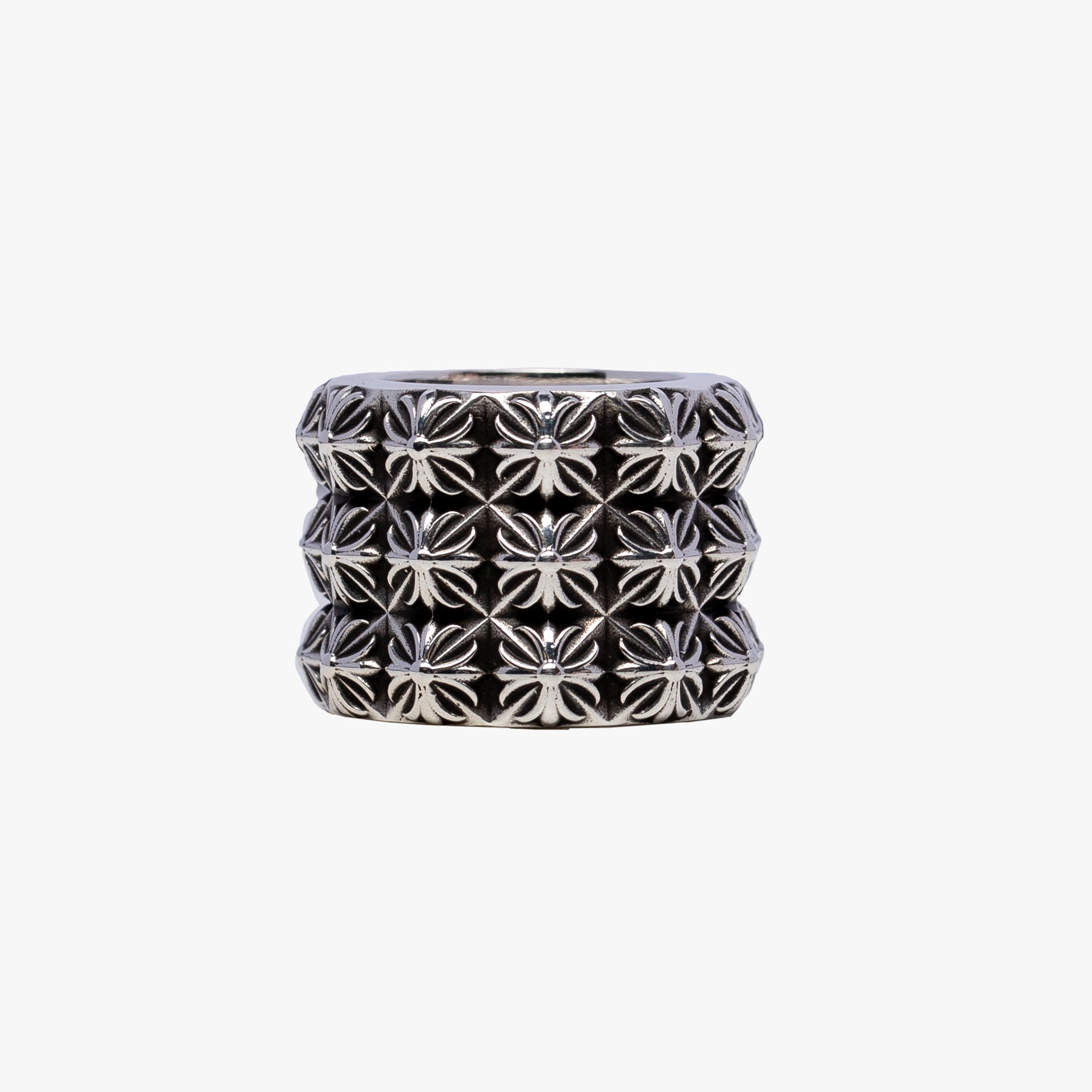 Photo of Chrome Hearts Pete Punk Triple Stack Ring - 1