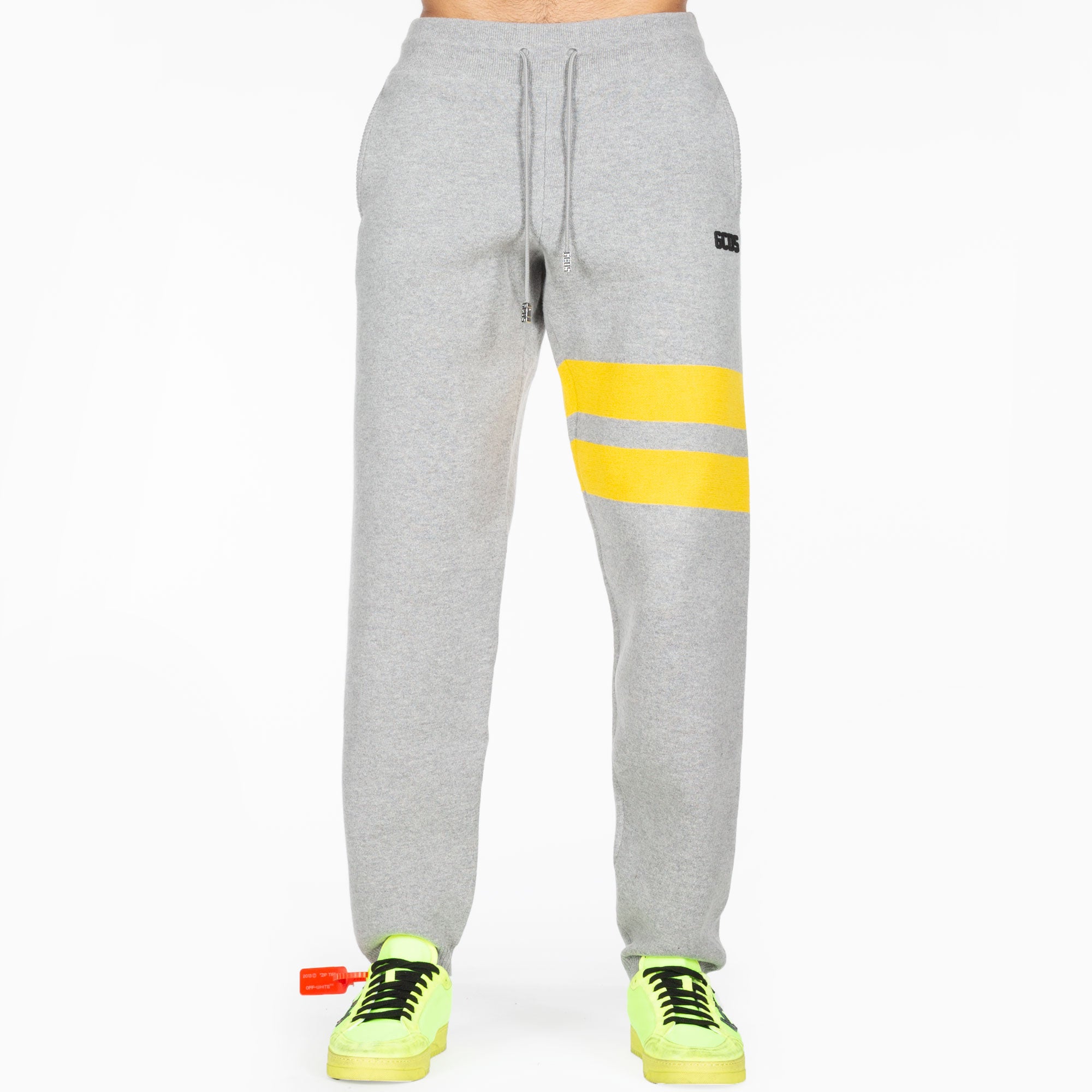 GCDS Matching Crew Pants Grey - 1