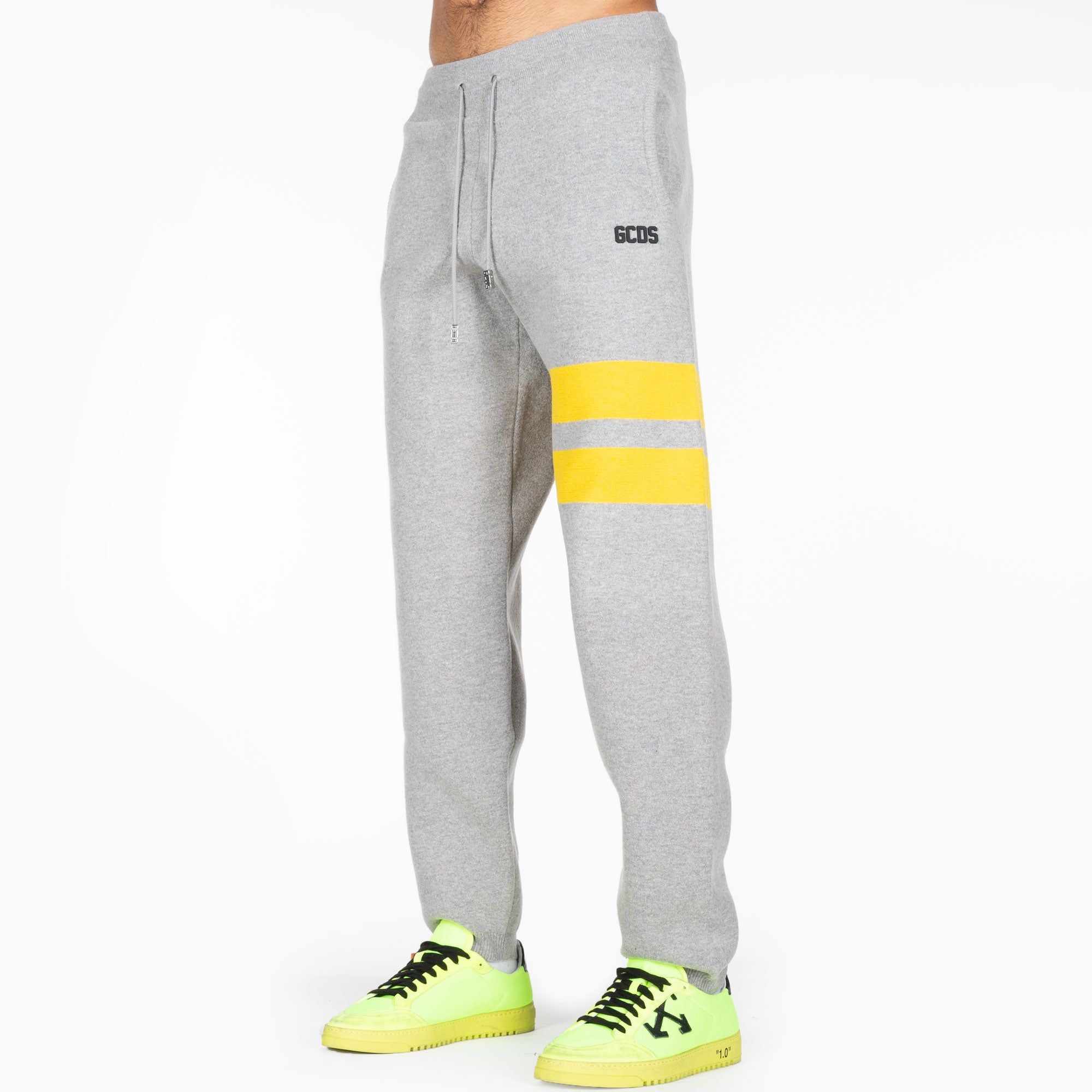 GCDS Matching Crew Pants Grey - 2