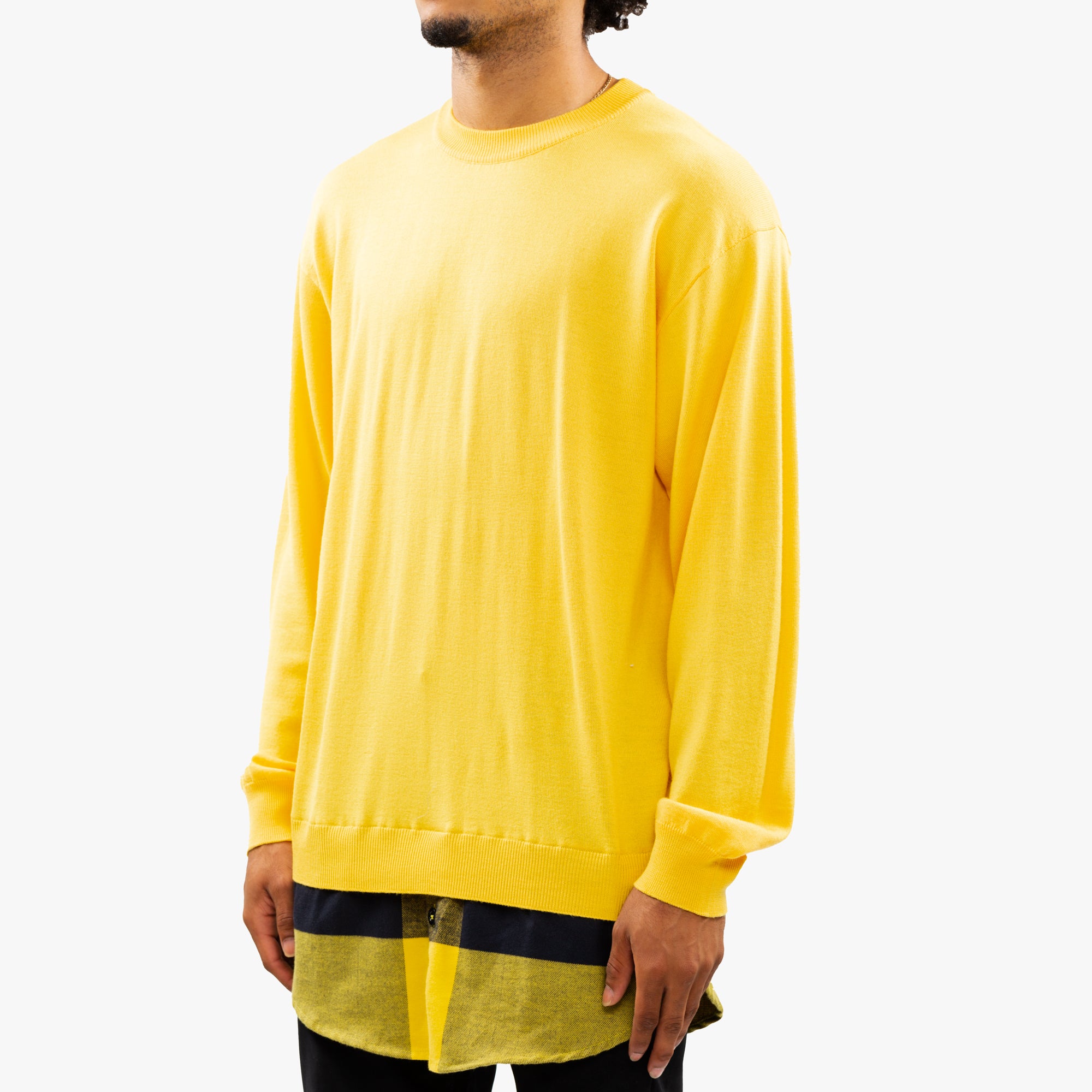 Moschino Layered Check Sweatshirt