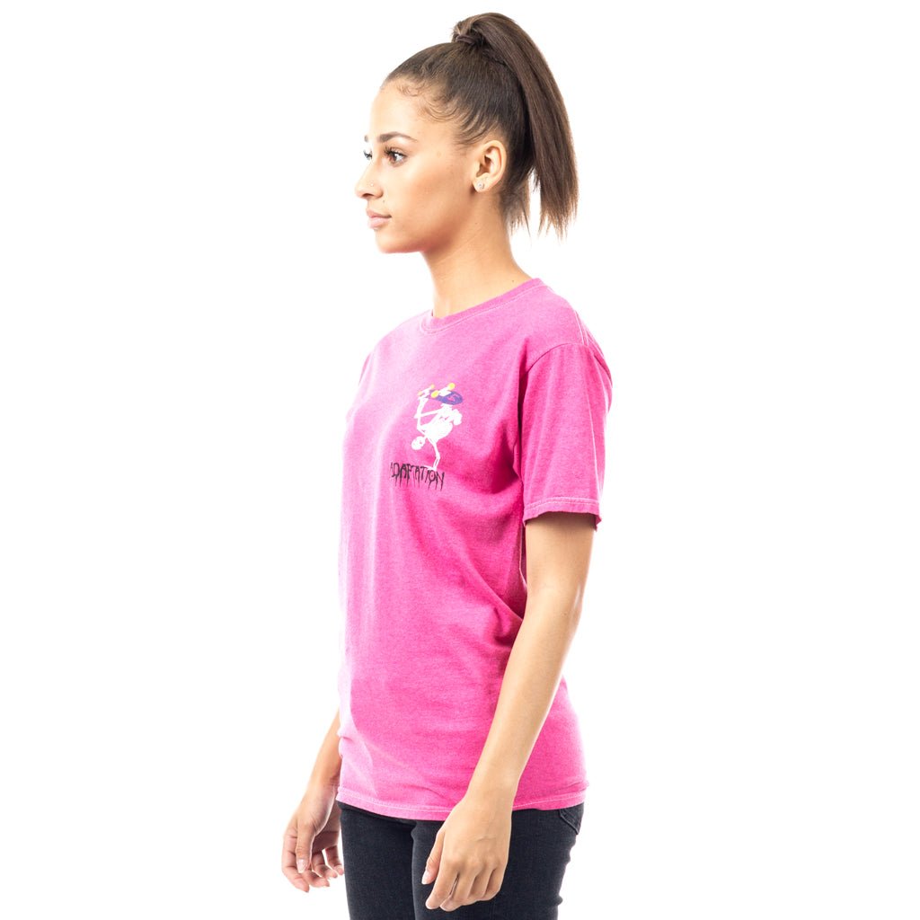 Adaptation Womens Skater Vintage Tee Pink - 2
