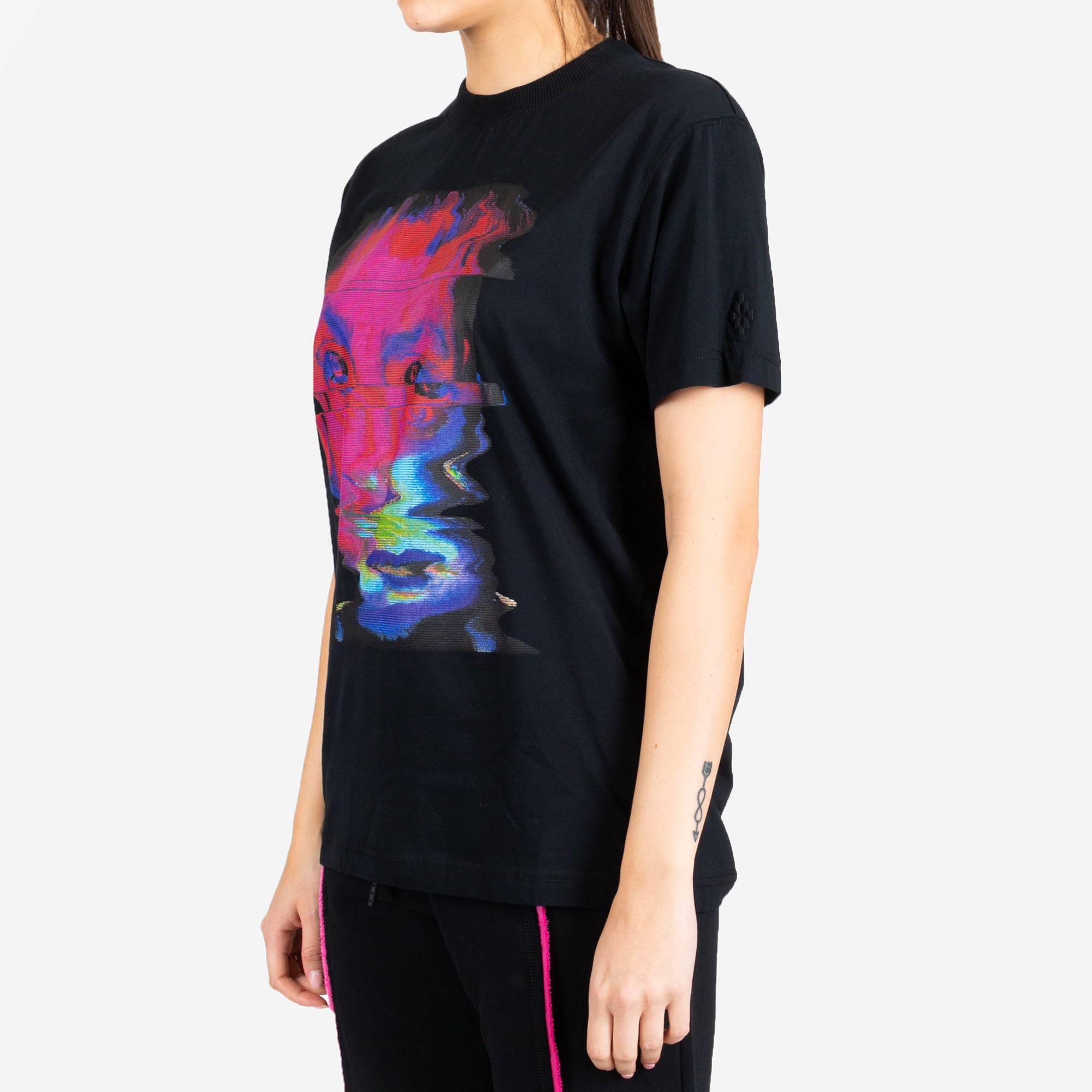 Photo of Marcelo Burlon Womens Deformed Child T-Shirt - 2