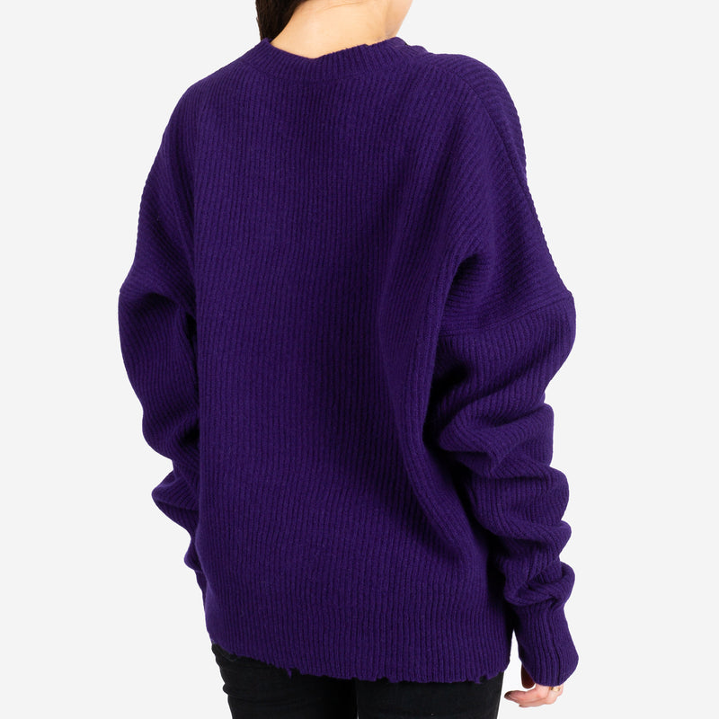 Rib Oversized Chopped Sweater