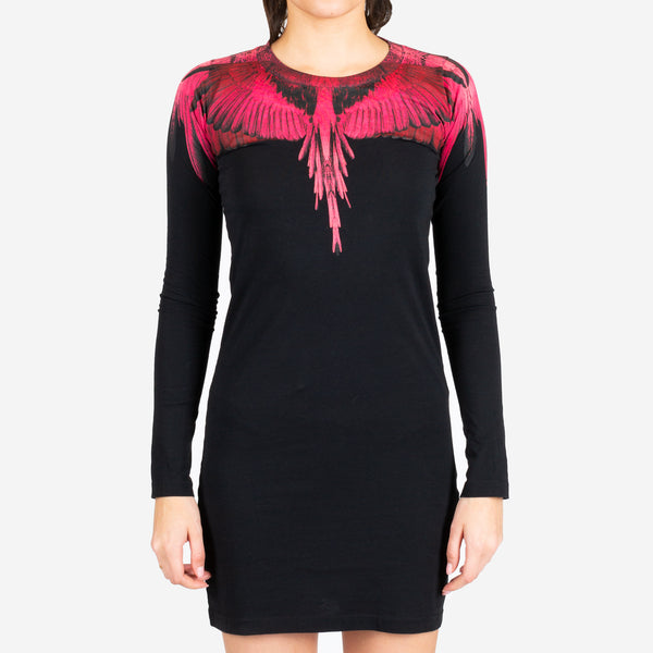 Fuchsia Wings Dress