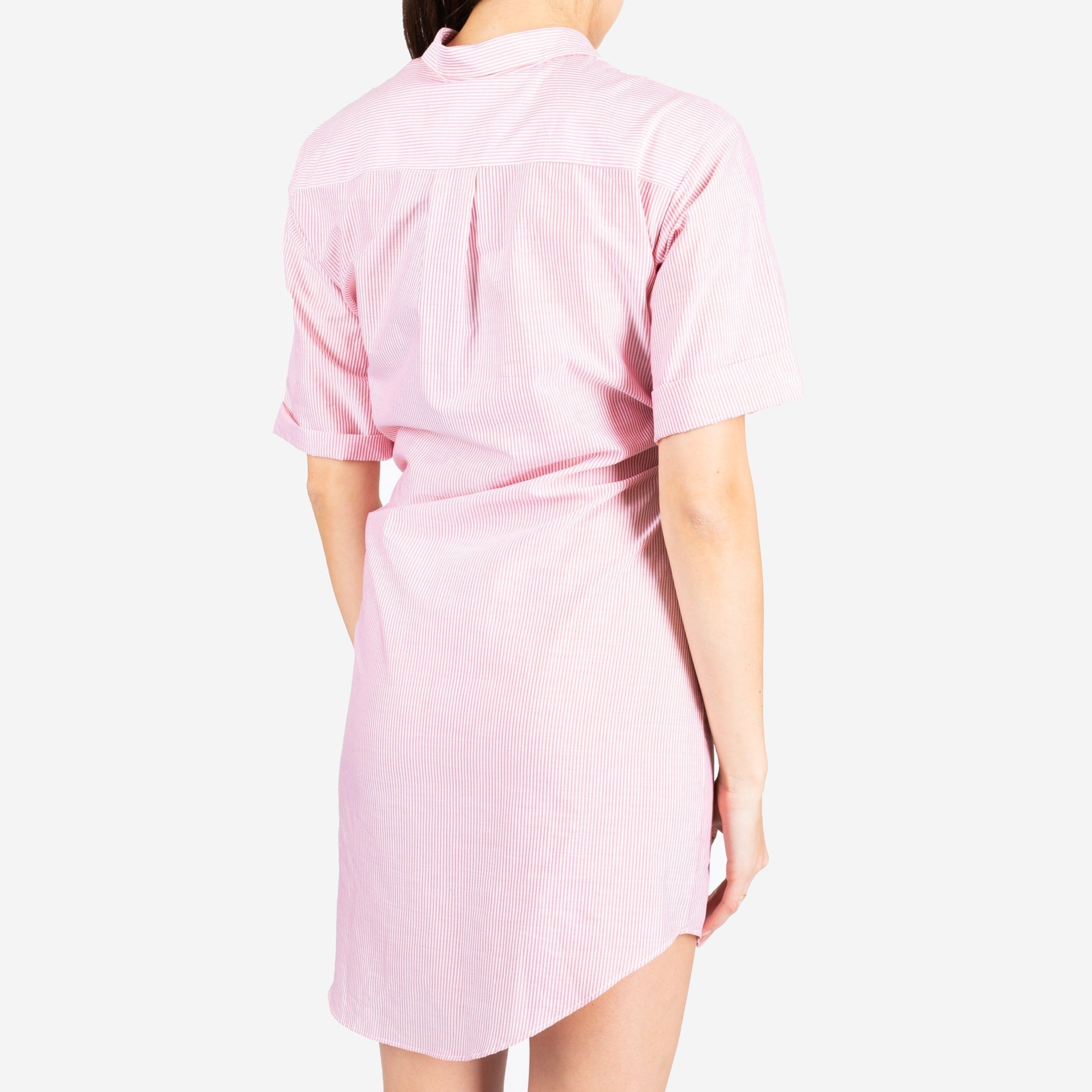 Photo of Unravel Womens Red Stripe Draped Shirt - 2