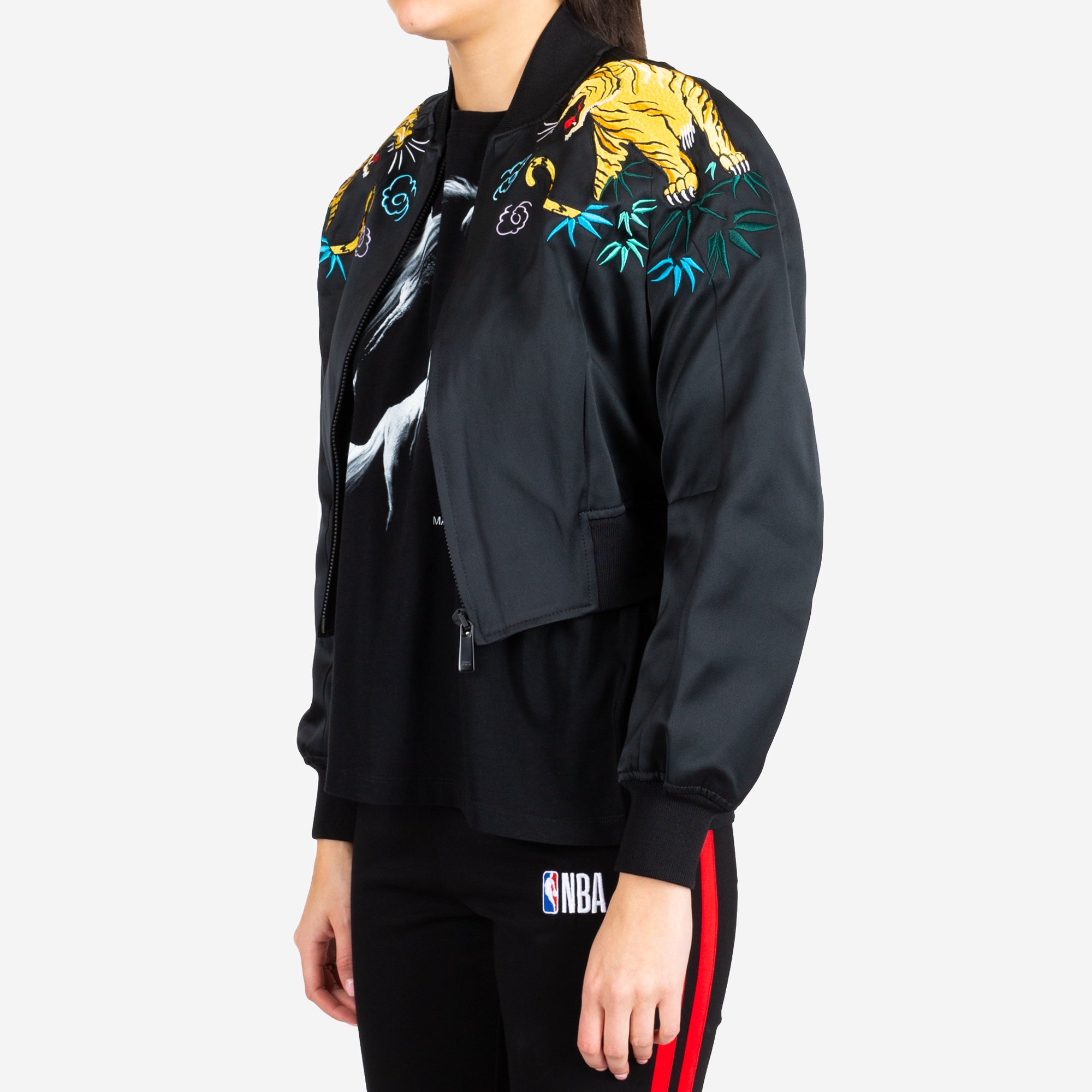 Photo of Marcelo Burlon Womens Amine Bomber - 2