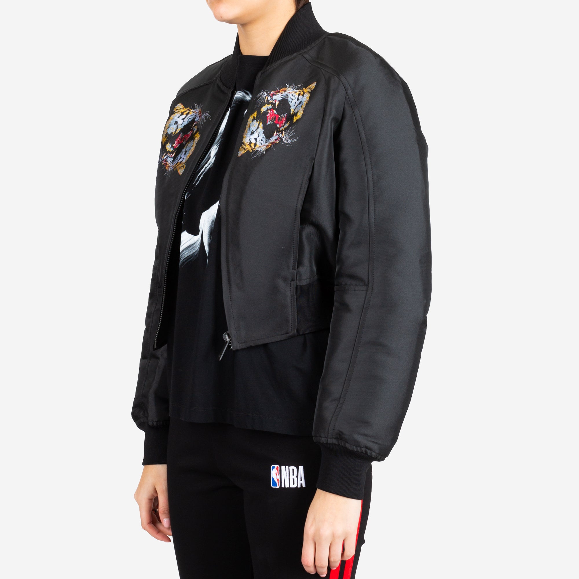 Marcelo Burlon Womens Anna Bomber Black - 3