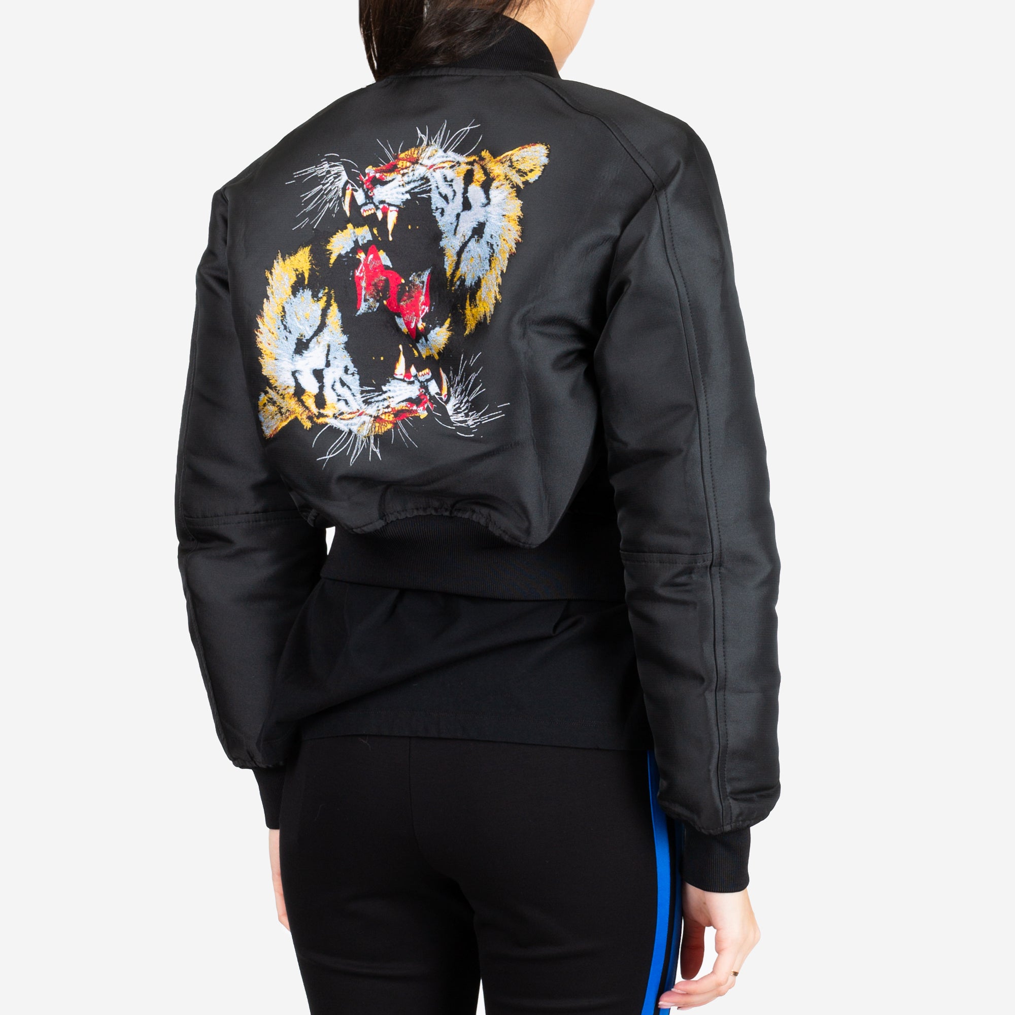 Marcelo Burlon Womens Anna Bomber Black - 2