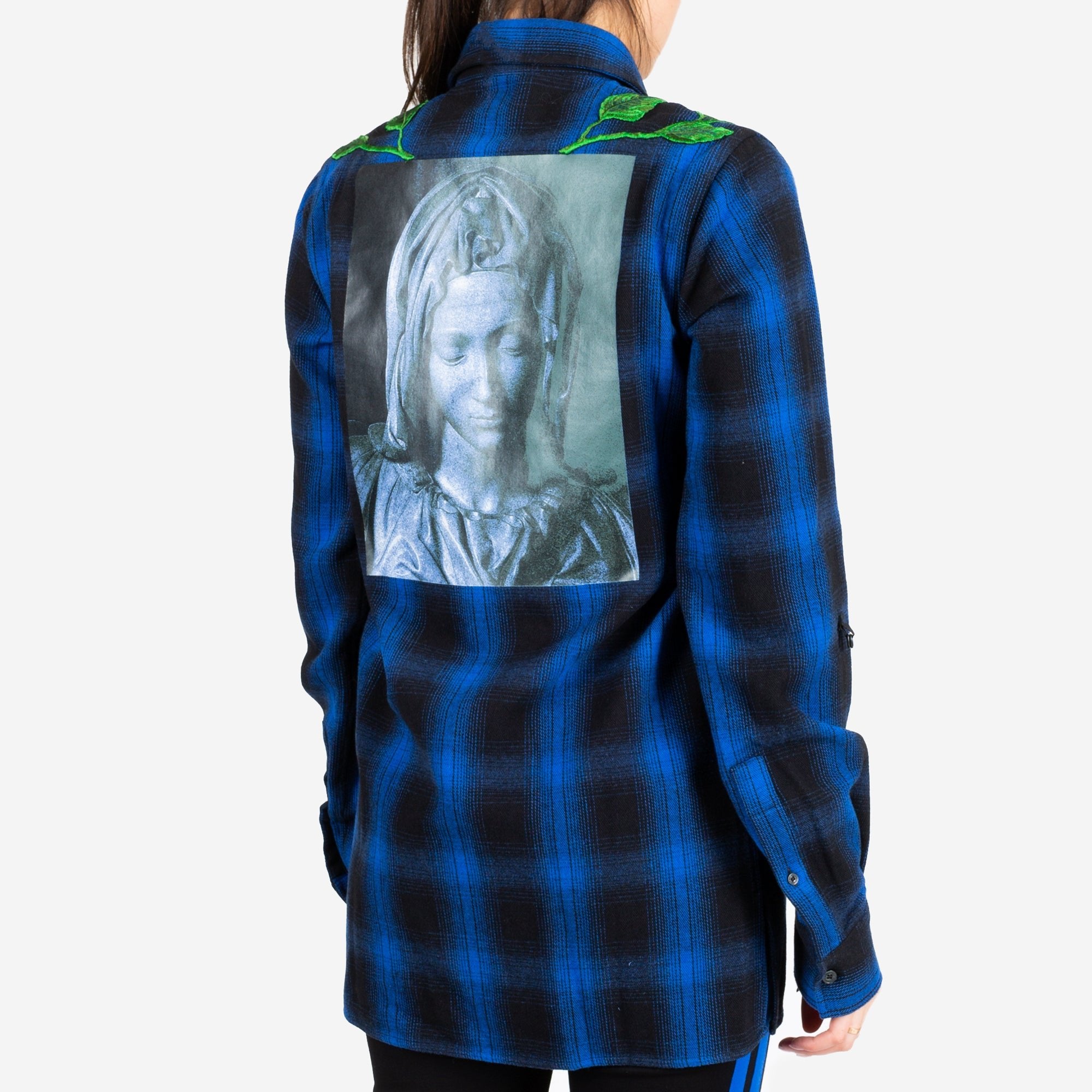 Photo of Marcelo Burlon Womens Walakan Check Shirt - 3