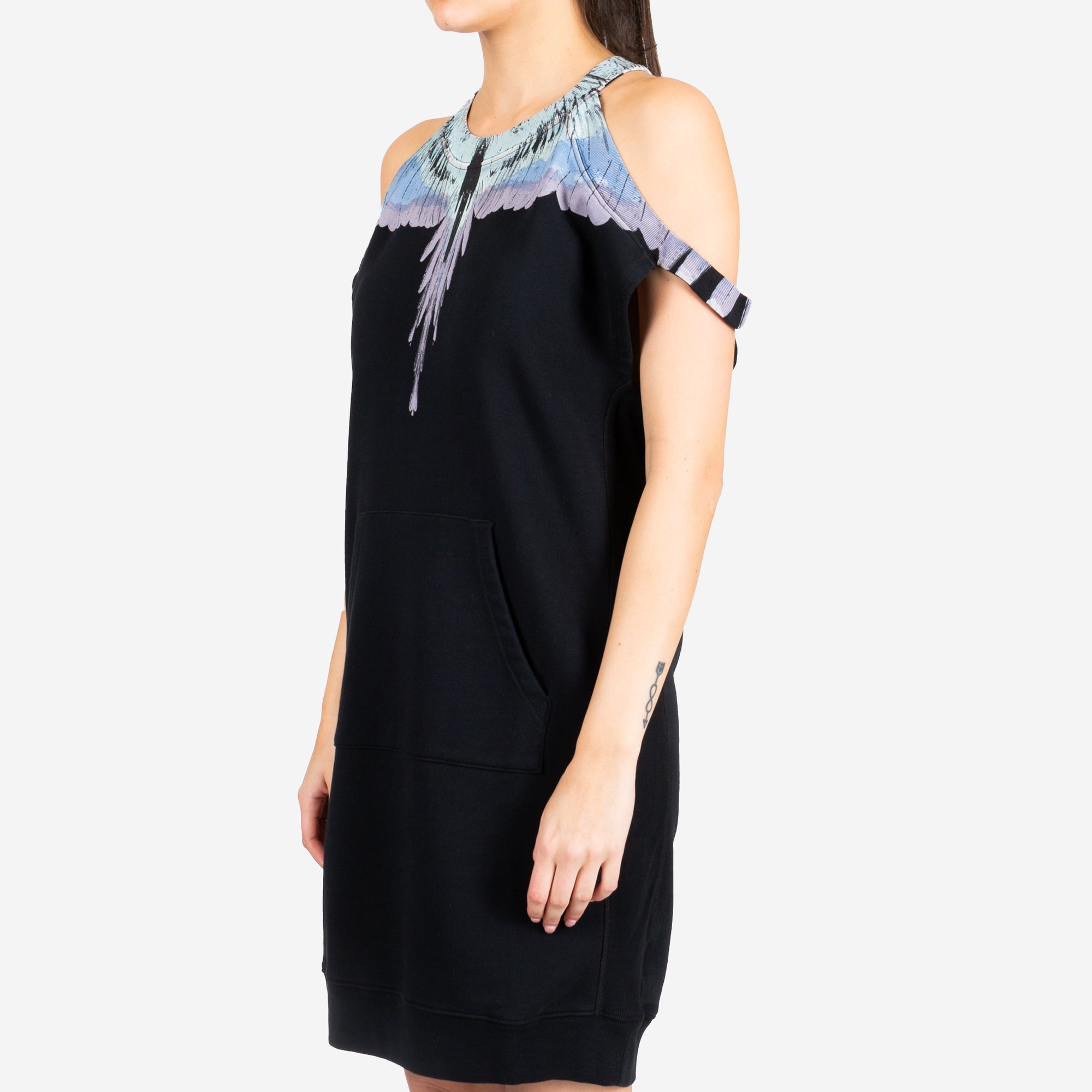 Photo of Marcelo Burlon Womens Wings No Shoulders Dress - 2