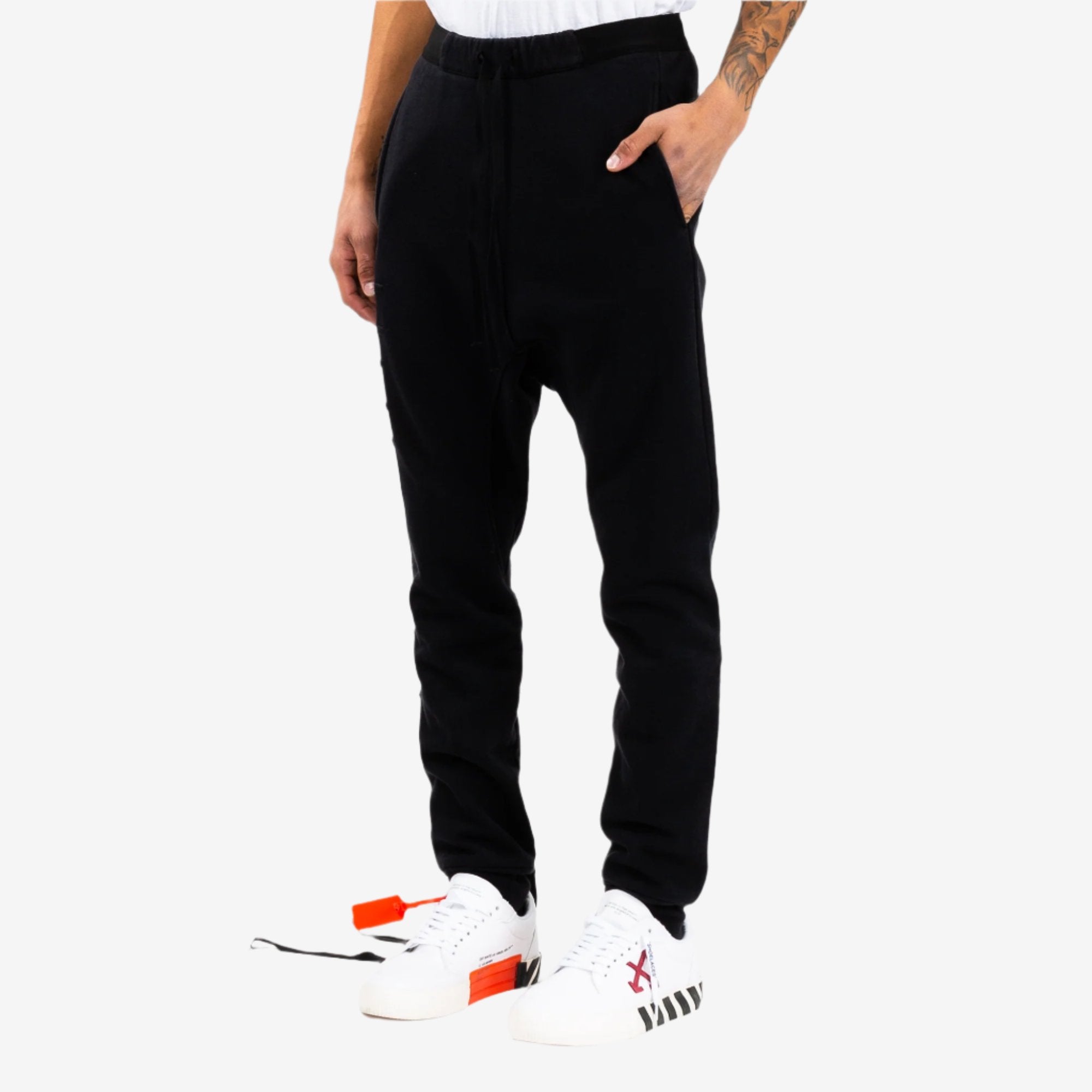 Unravel Tattoo Brush Low Sweatpants Black - 3