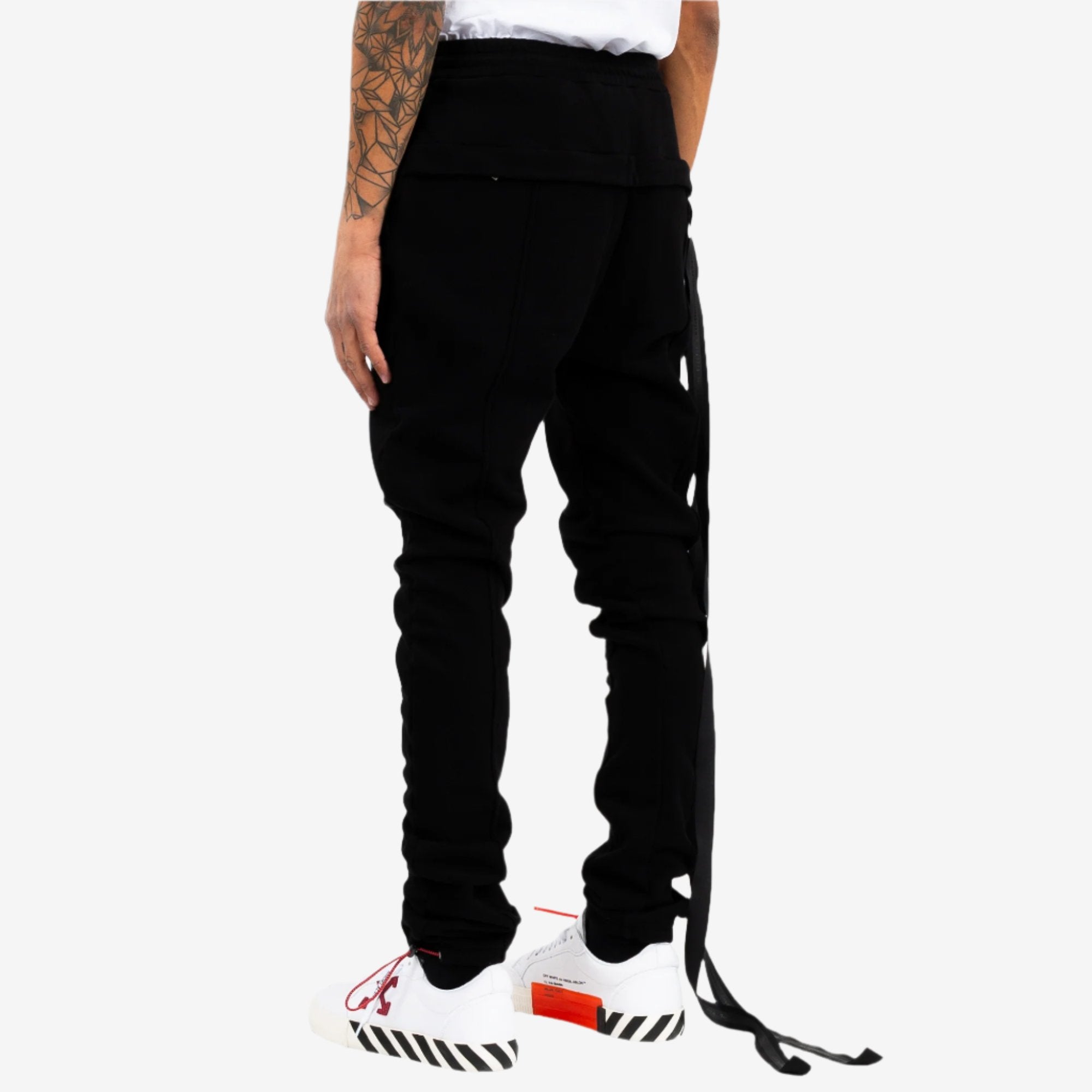 Unravel Distorted Sweatpants Black - 3